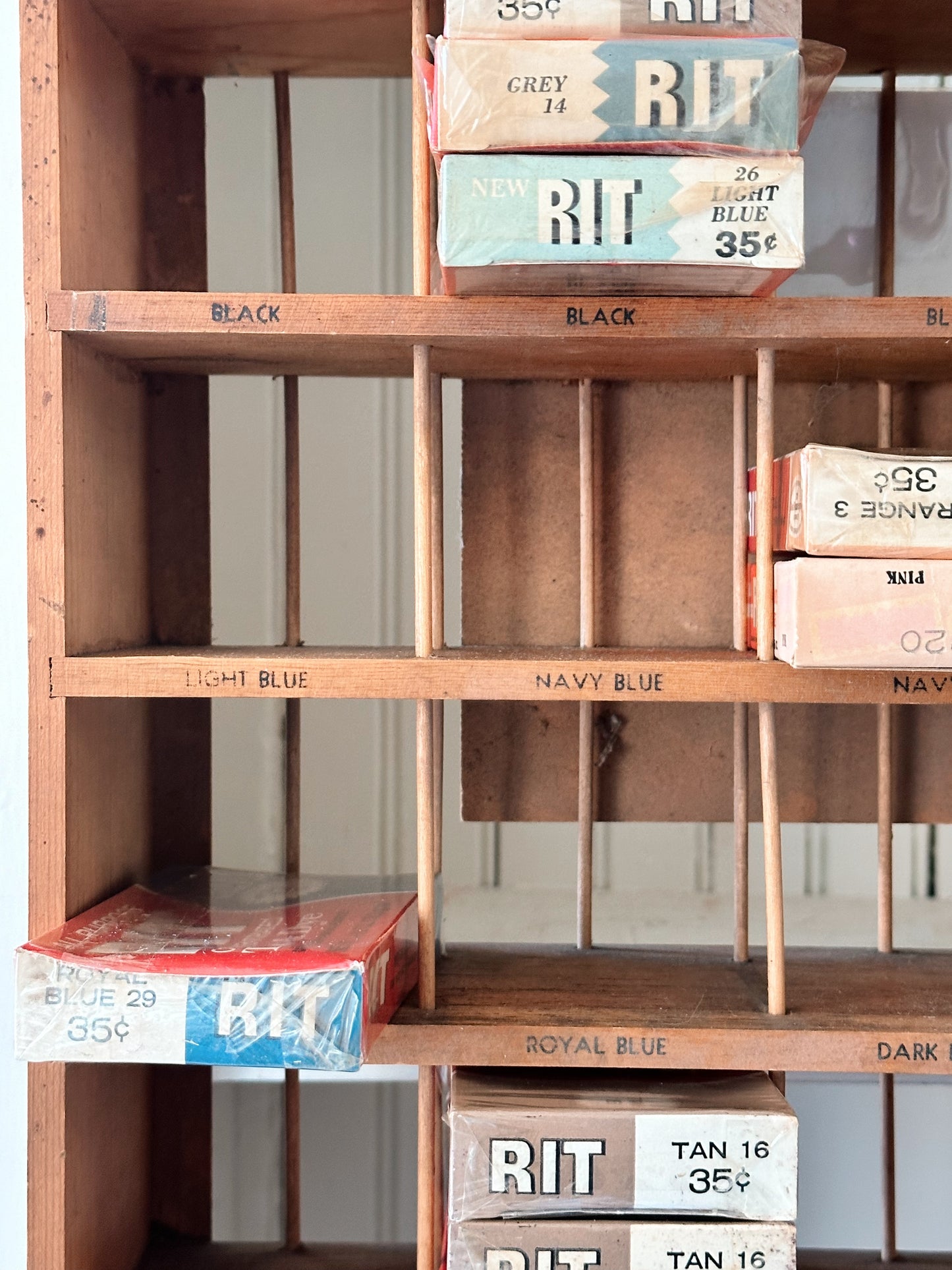 1950s Vintage Rit Dye Store Display