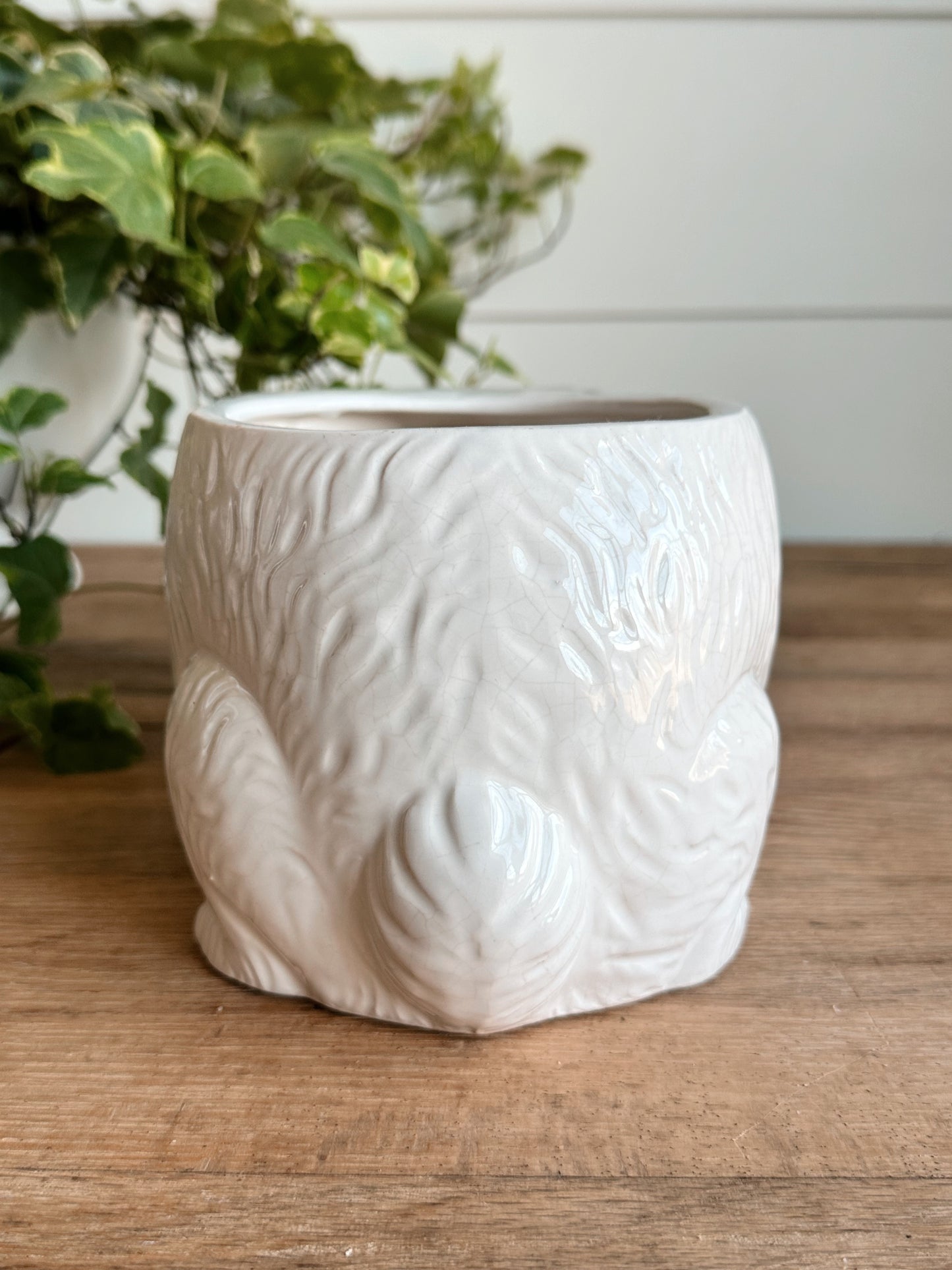 Vintage Bunny Planter (Japan)