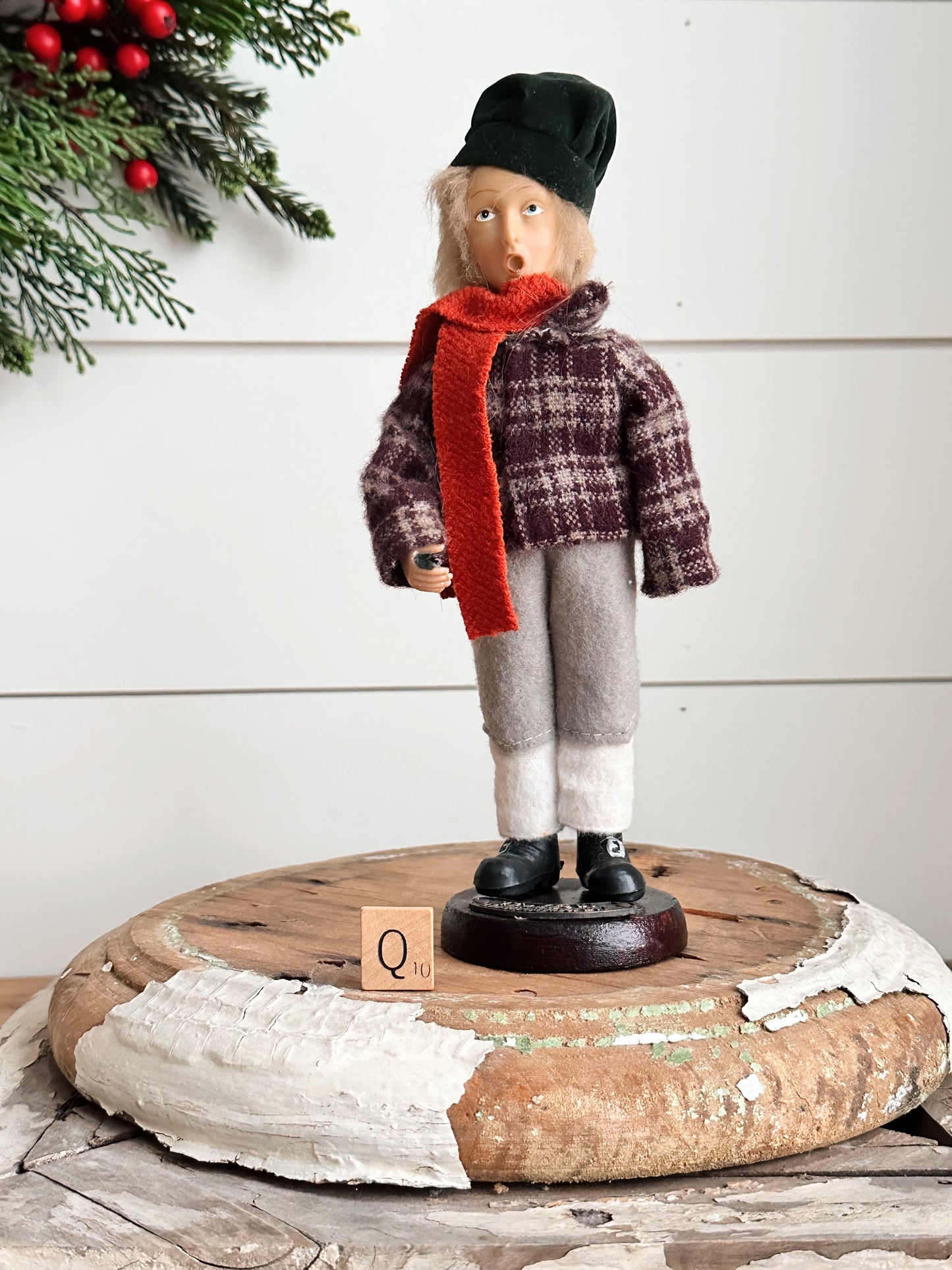 Vintage Victorian Style Caroler