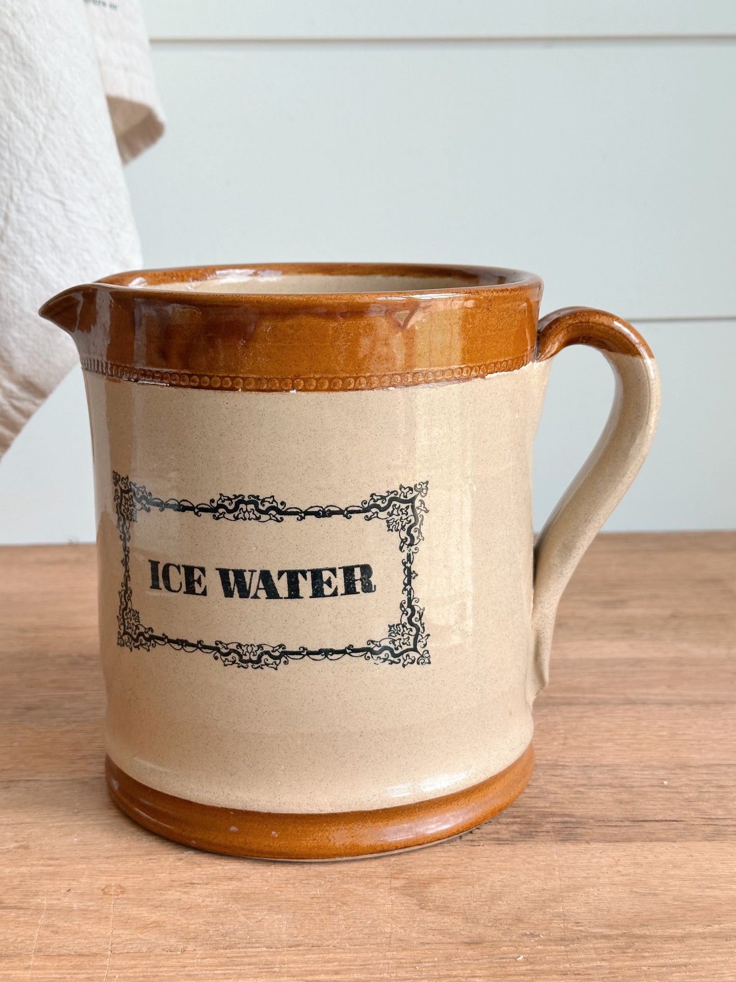 Vintage English Moira Water Pitcher