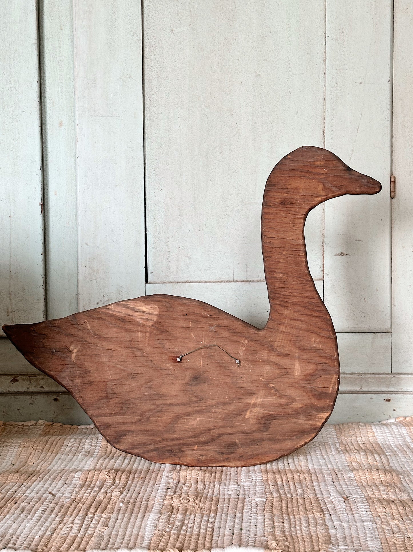 Vintage Wooden Goose Cut Out