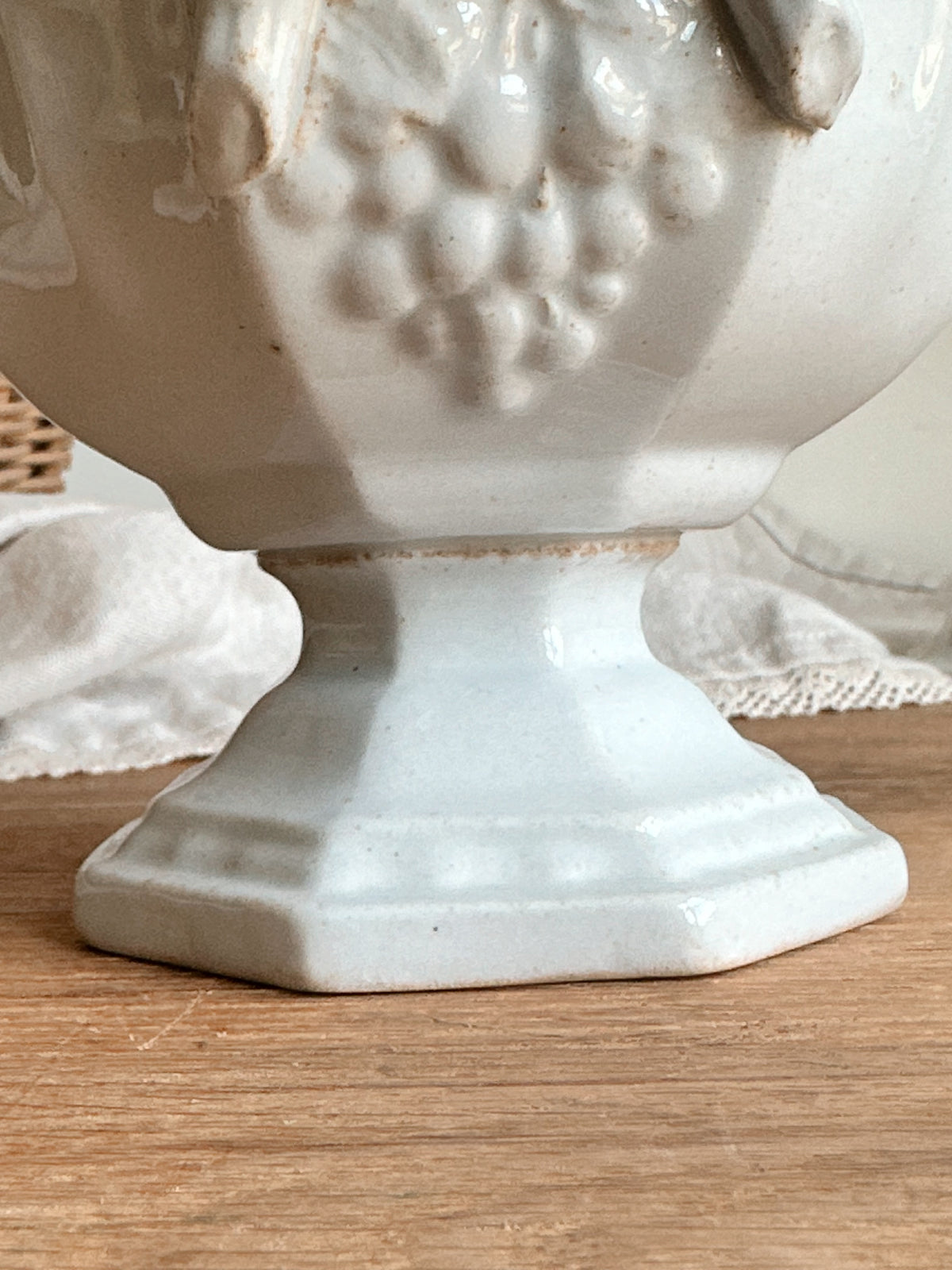 Antique Ironstone Sauce Tureen