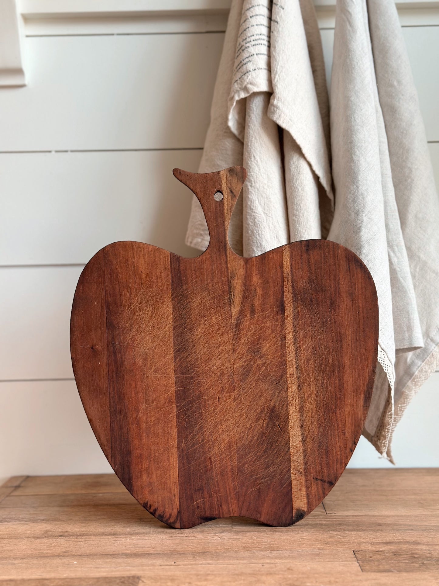 Found Apple Cutting Board