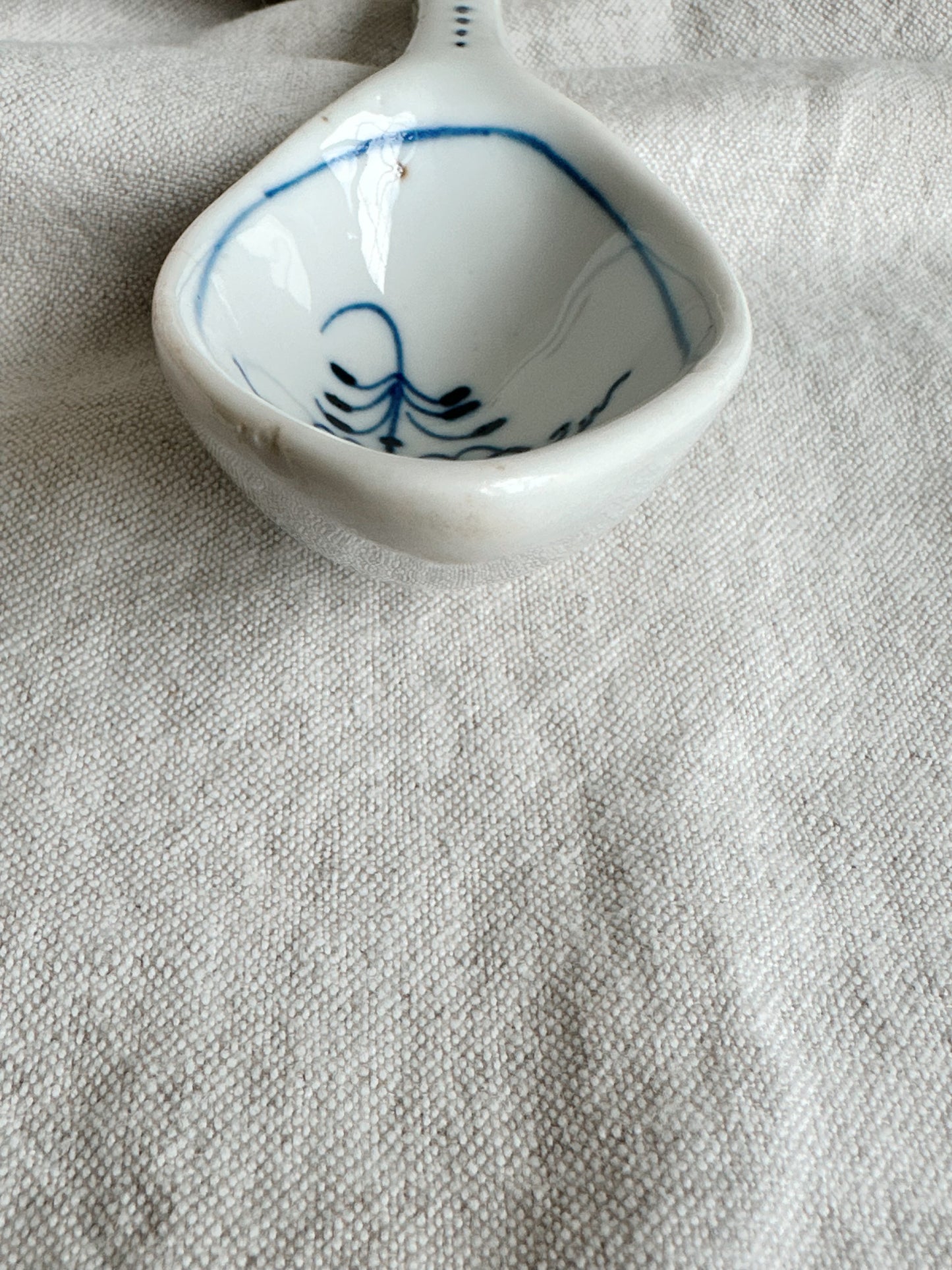 Antique Onion Ware Serving Spoon