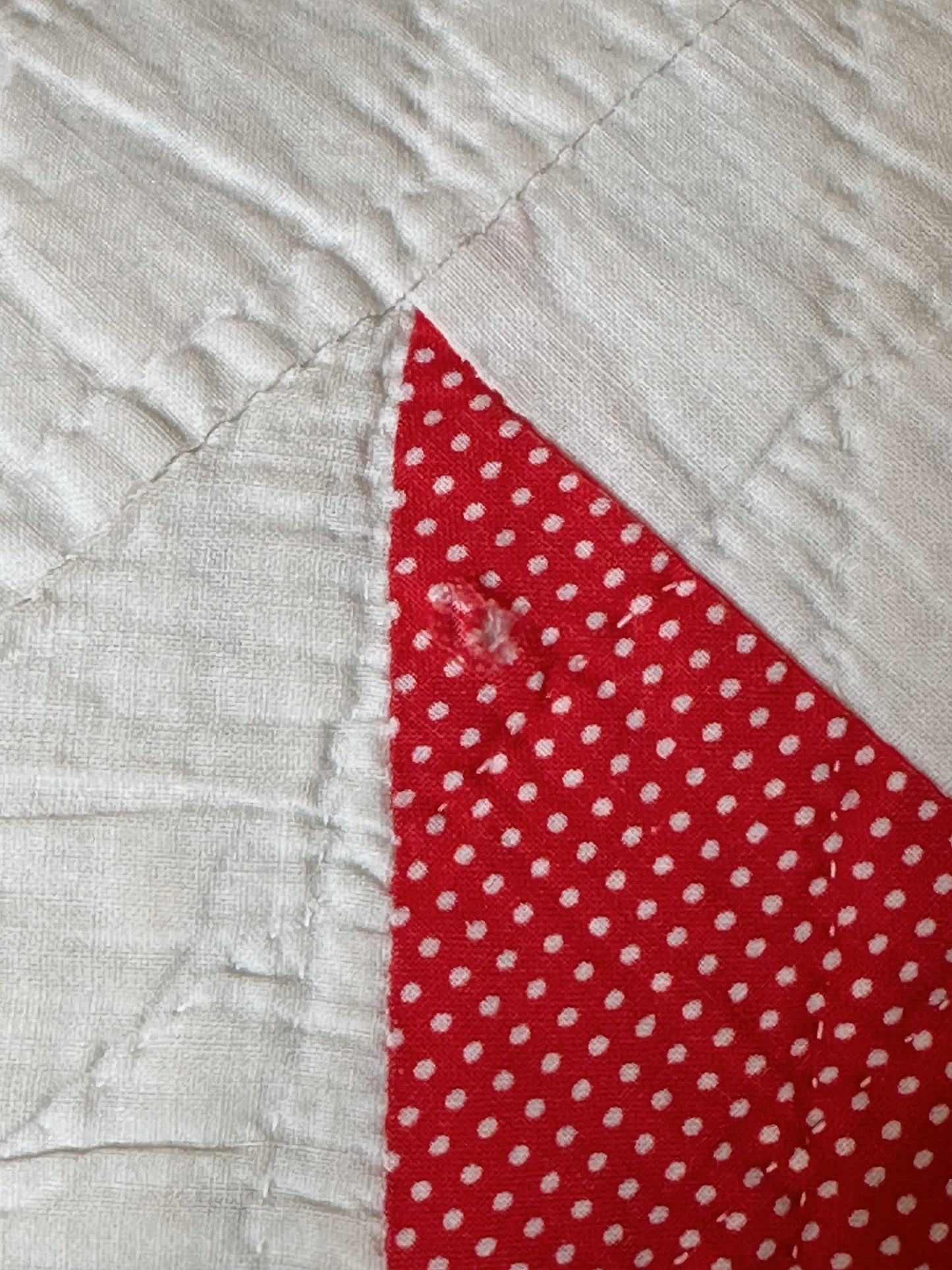 Handmade Vintage Quilt Pillow