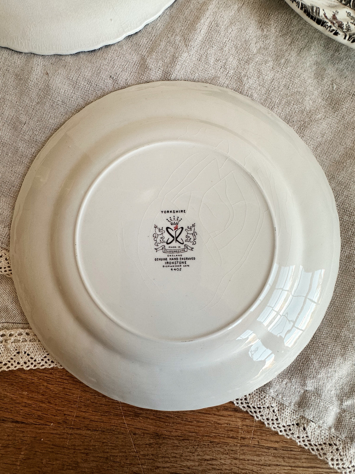 Collection of Four Ridgway Staffordshire Transferware Plates