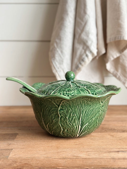 Cabbage Ware Tureen & Ladle