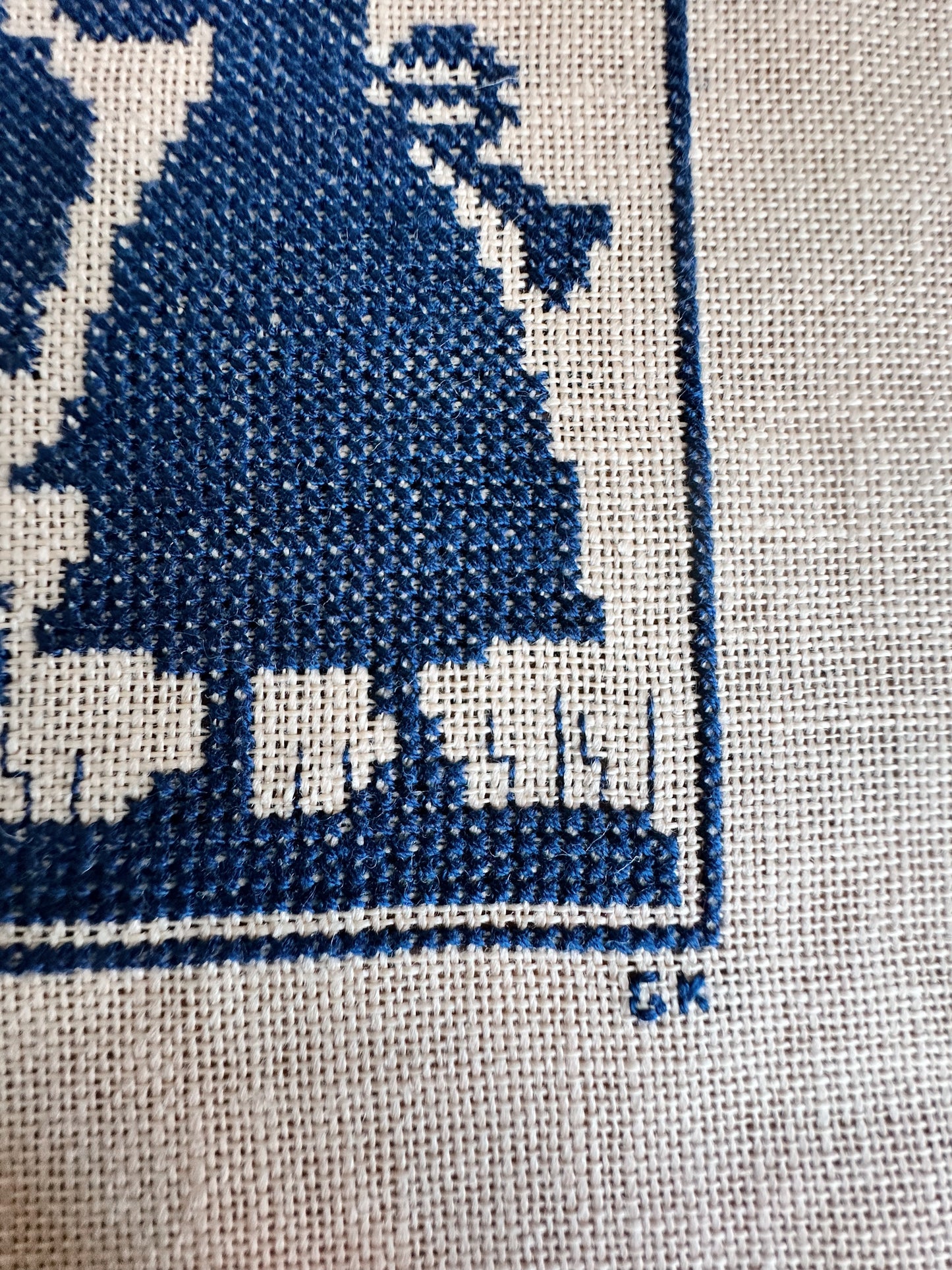 Beautiful Vintage Cross Stitch, Wash Day Again