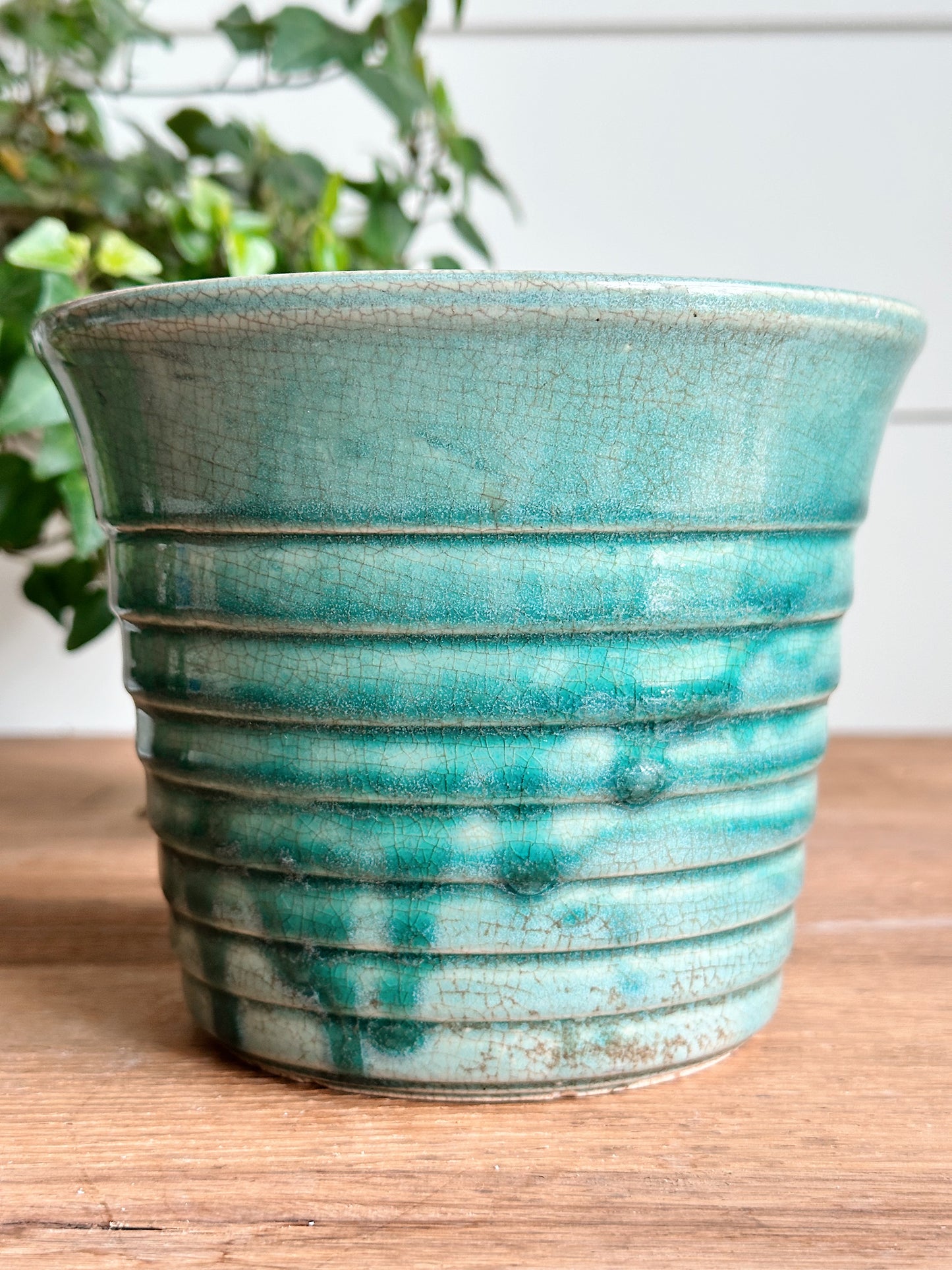 Vintage Ribbed USA Planter