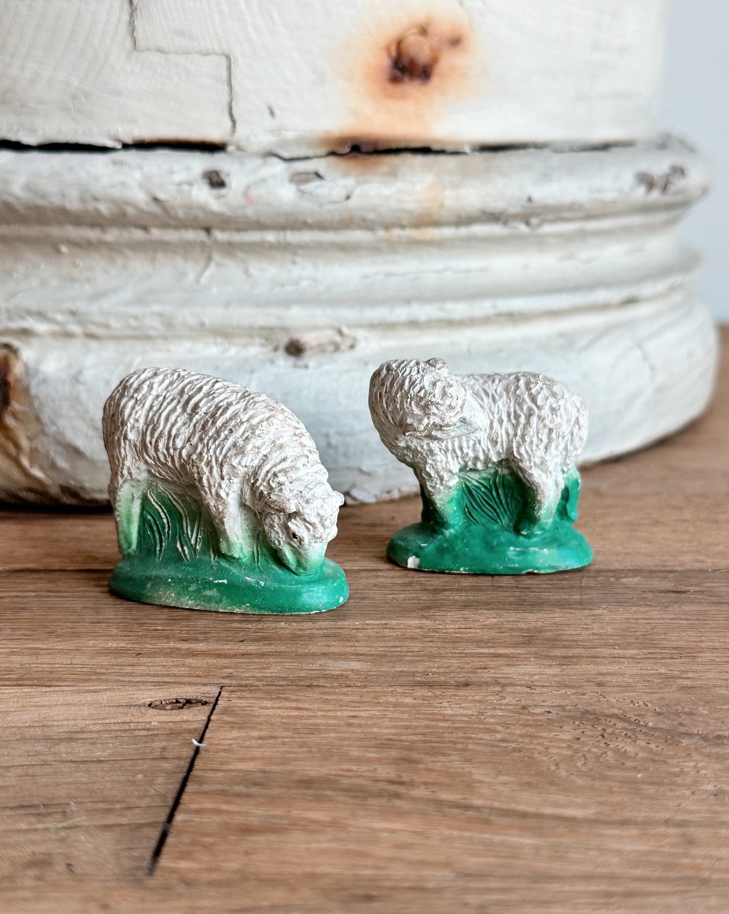 Pair of Vintage Sheep