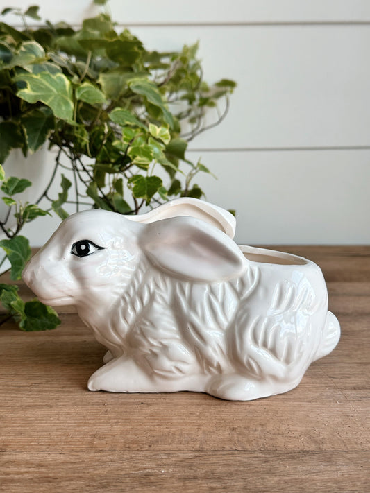 Vintage Bunny Planter