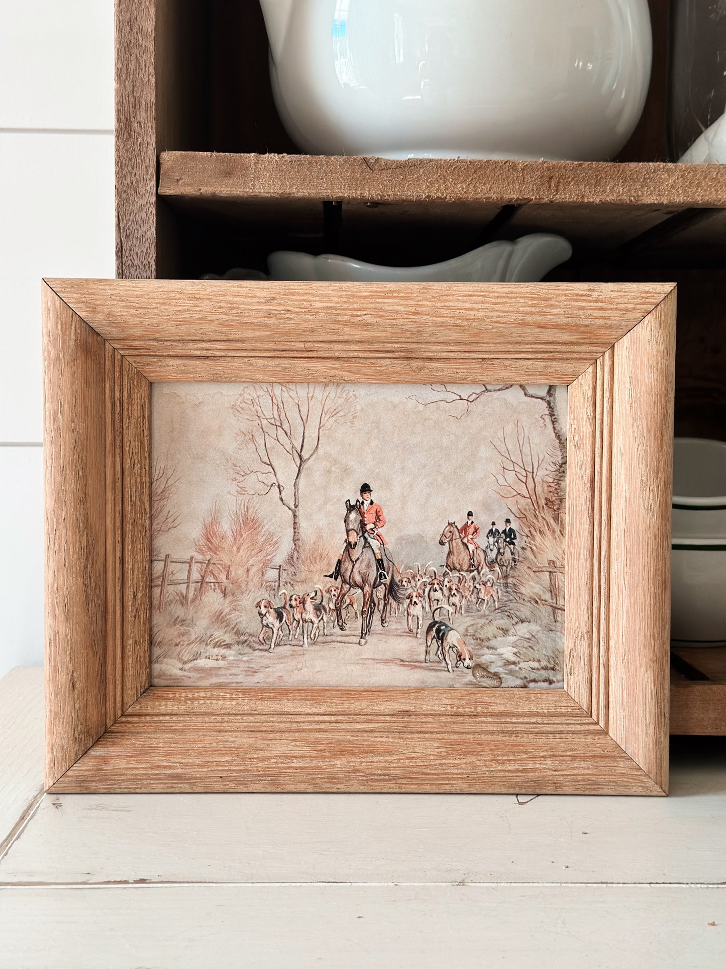 Vintage Fox Hunt Print