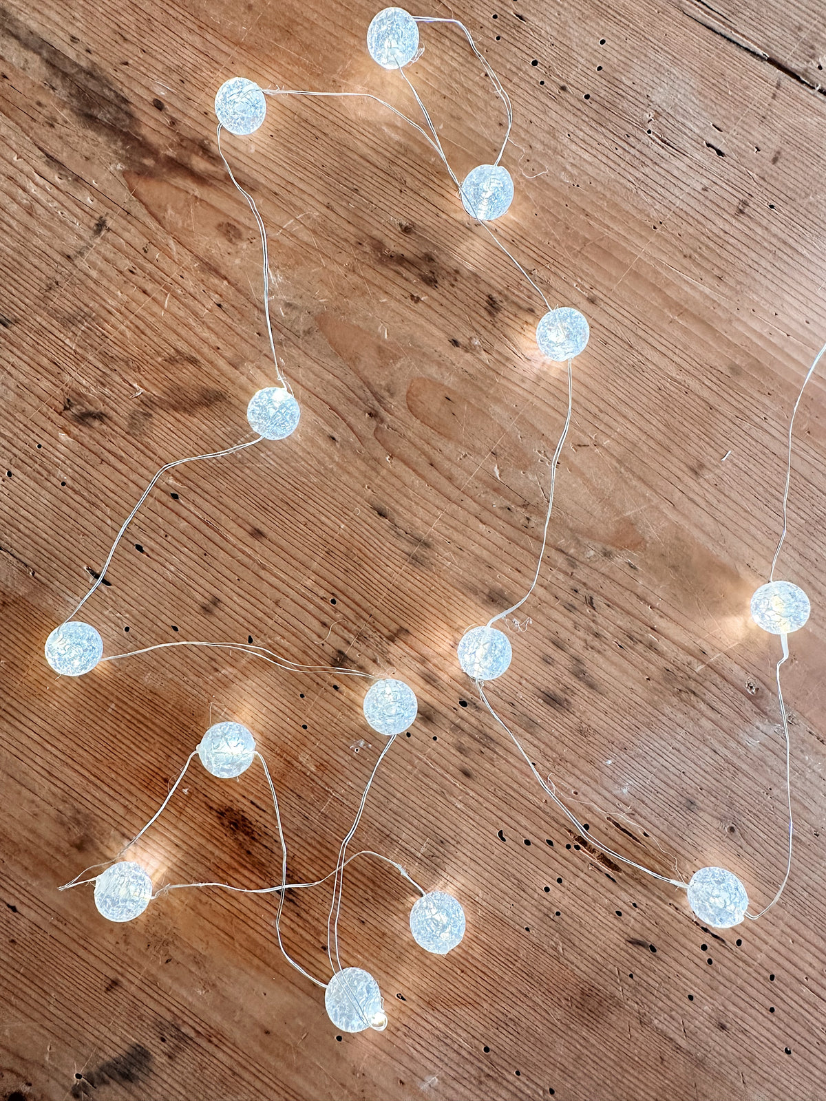 Crackle Ball Lights (two strands)
