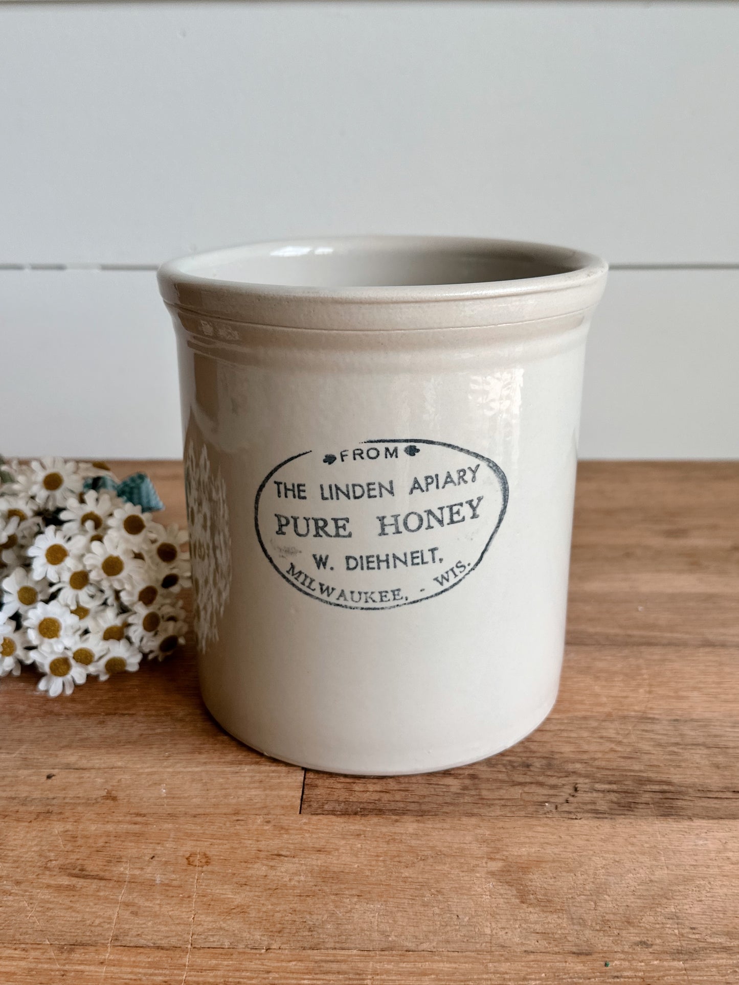 Vintage Honey Crock