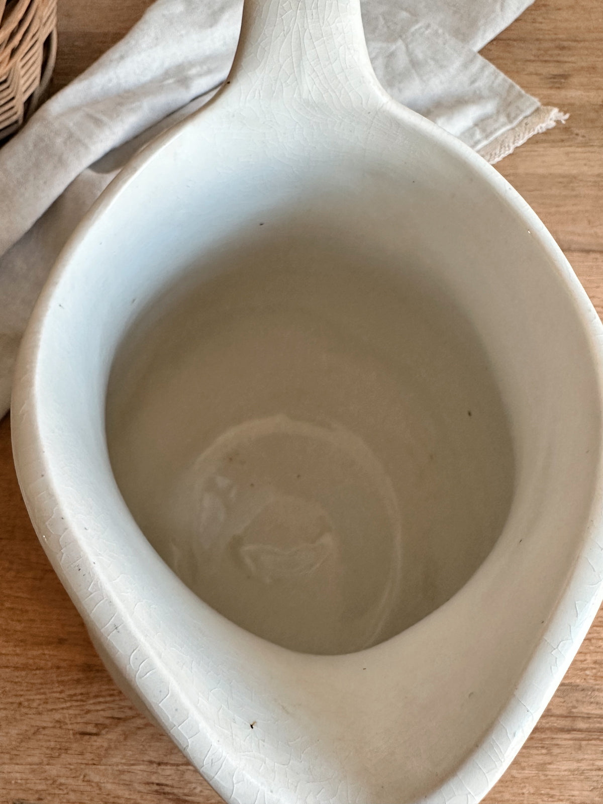 Antique American W.C. Co Ironstone Pitcher