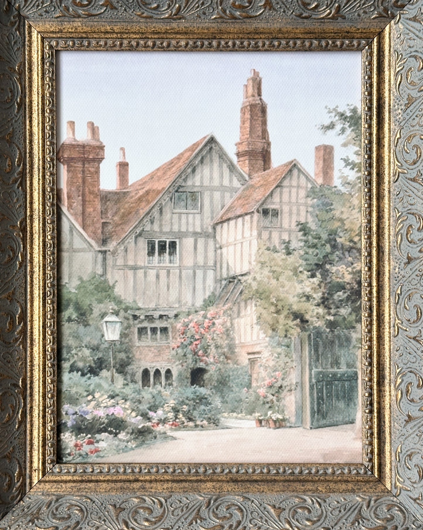 Framed Old Manor House