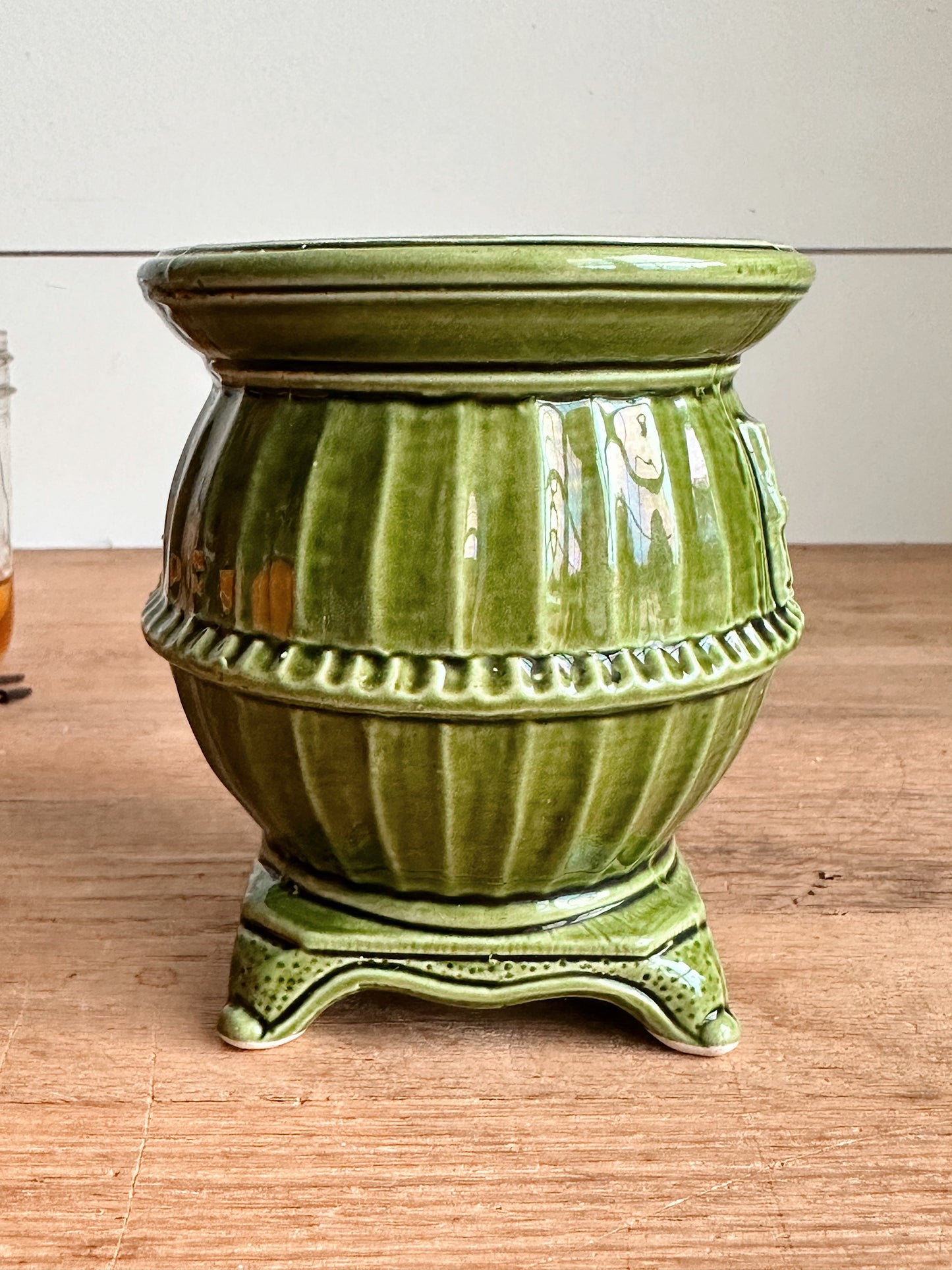 Spiced Honey - Vintage Porcelain Pot Belly Stove