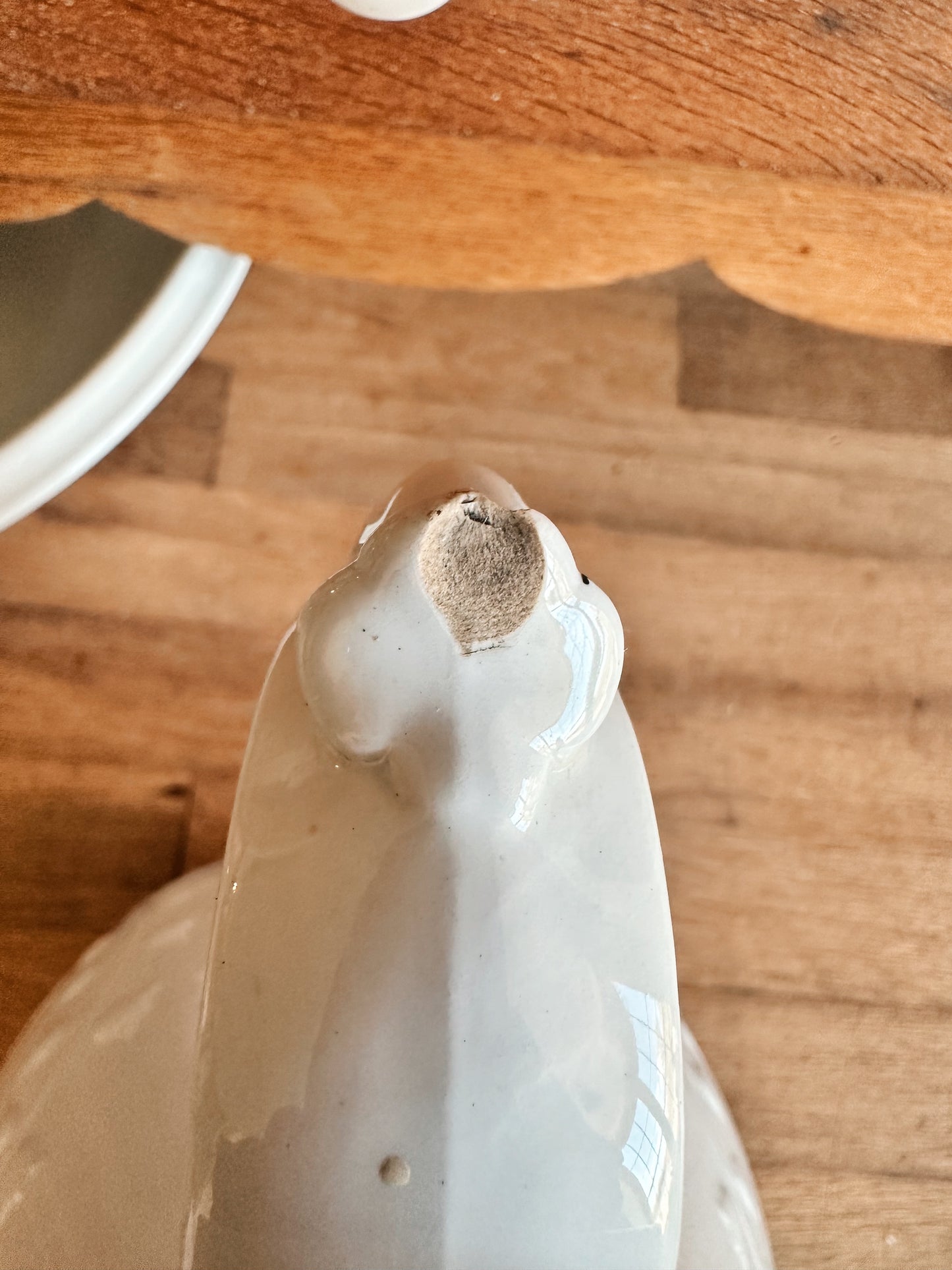 Anthony Shaw Ironstone Pitcher, Lily of the Valley Pattern