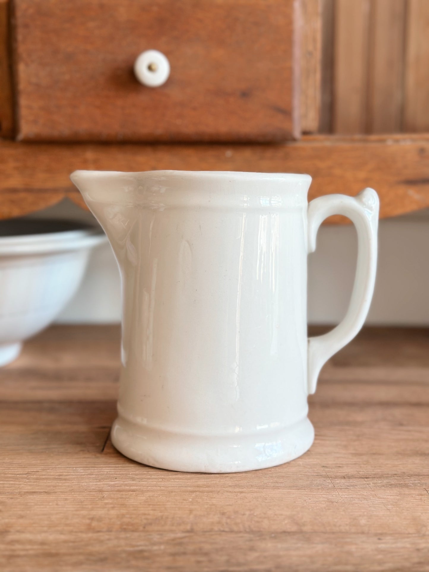 Vintage Ironstone Milk Pitcher, Chester Hotel China