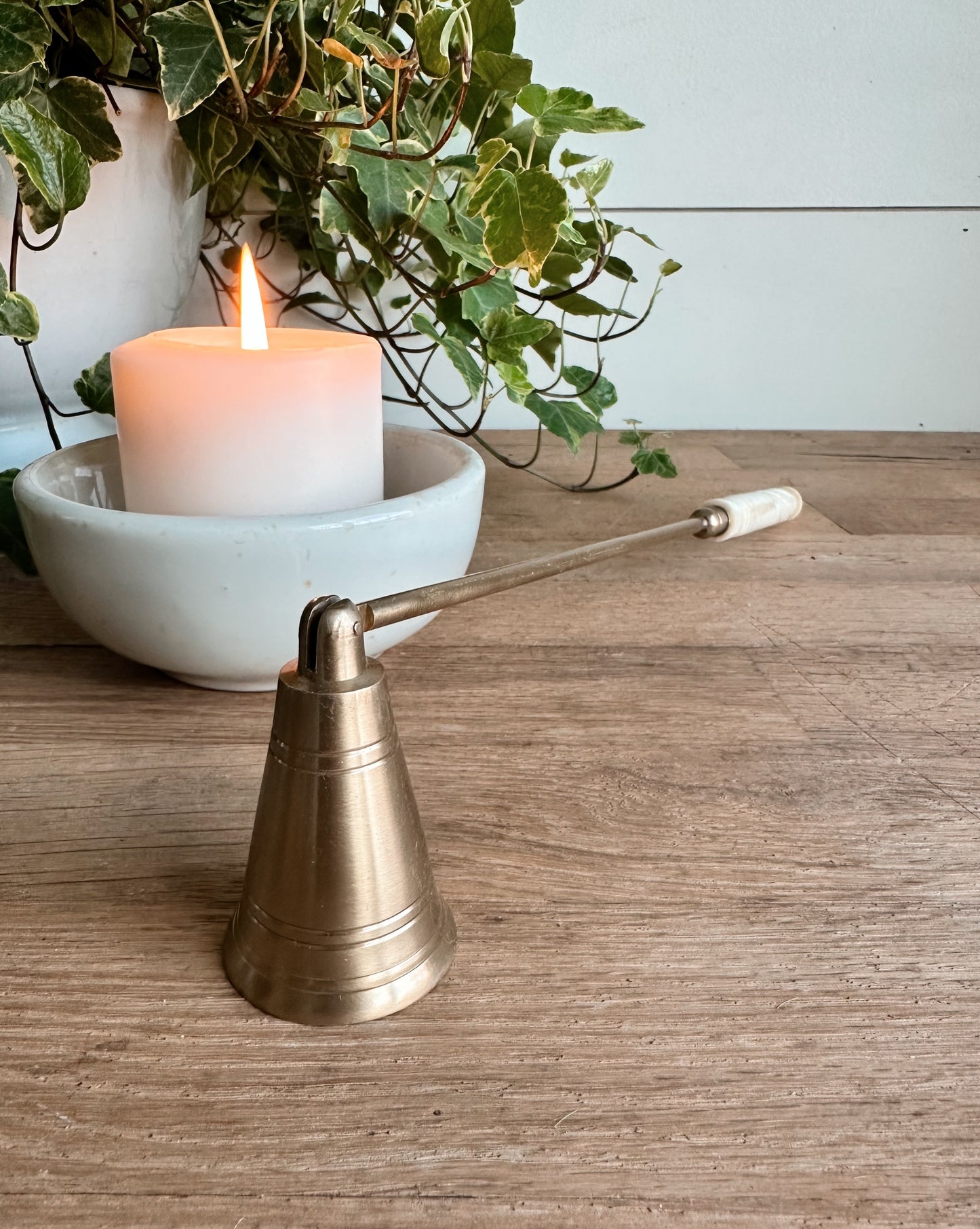 Antiqued Gold Candle Snuffers