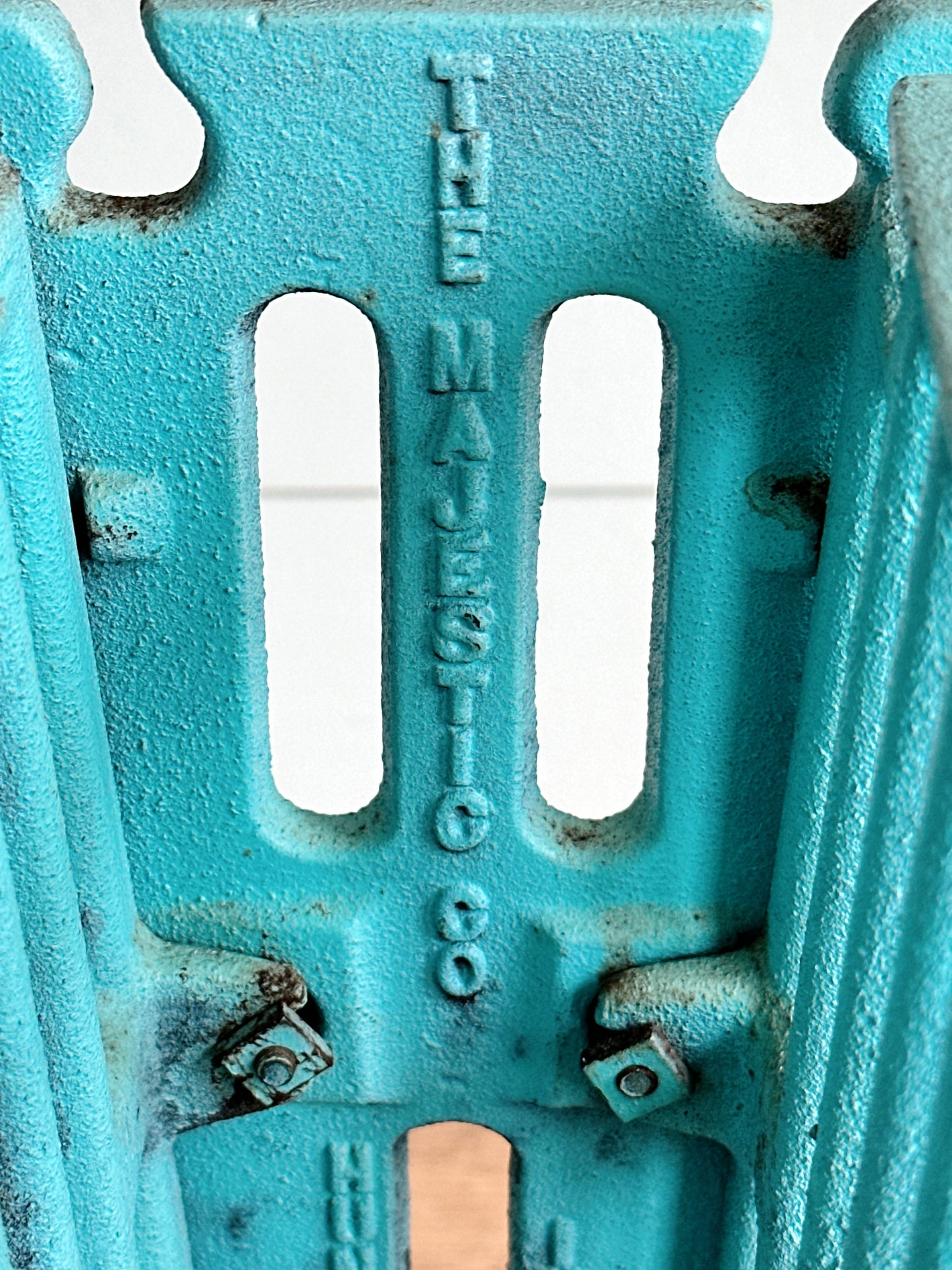 Vintage Cast Iron Magazine Holder