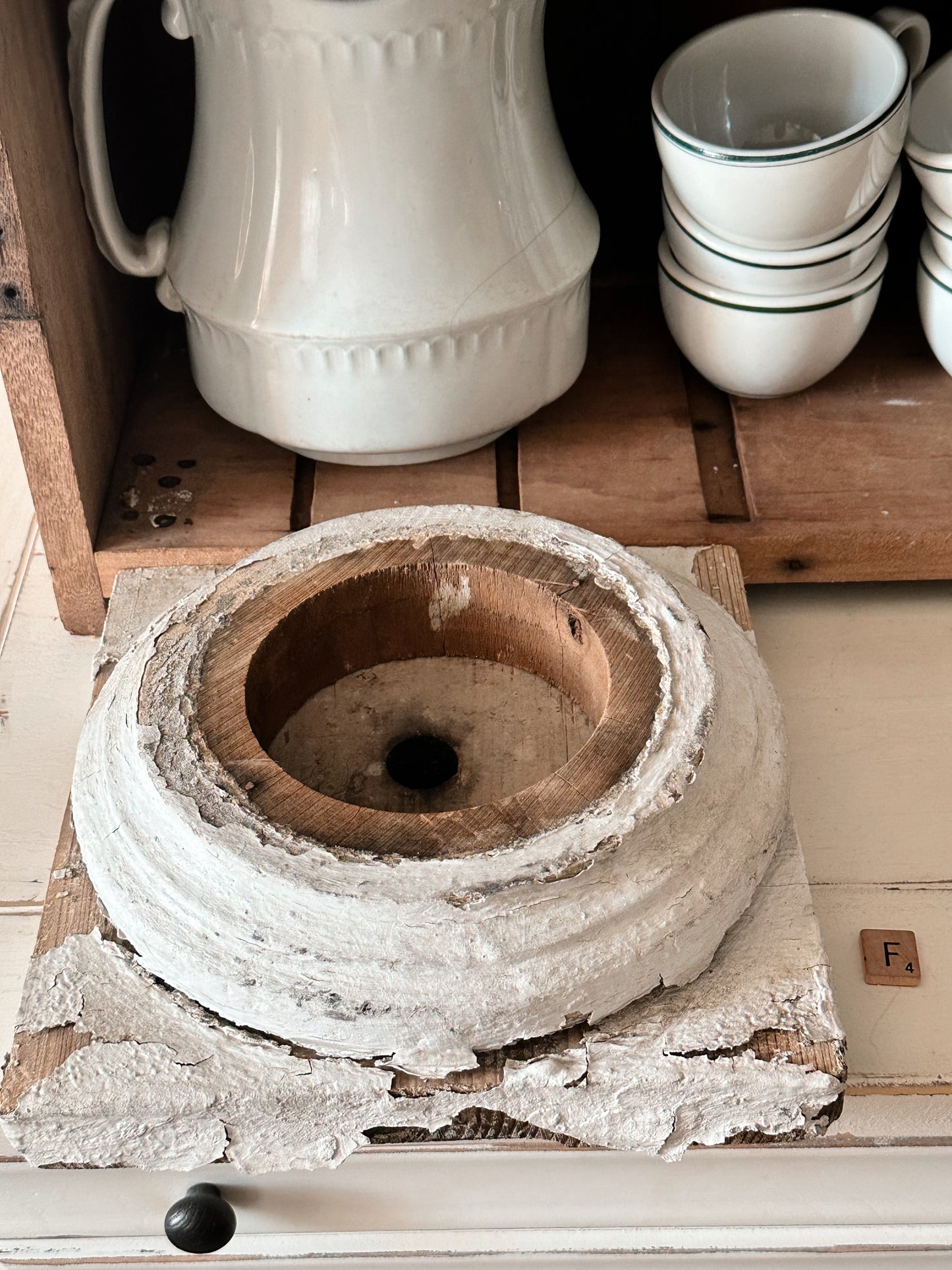 Chippy Salvage Column Base Riser