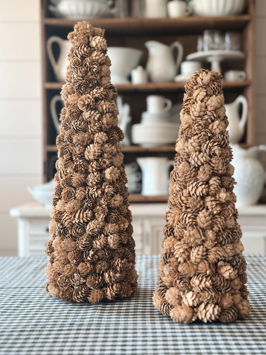 Bleached Pinecone Trees