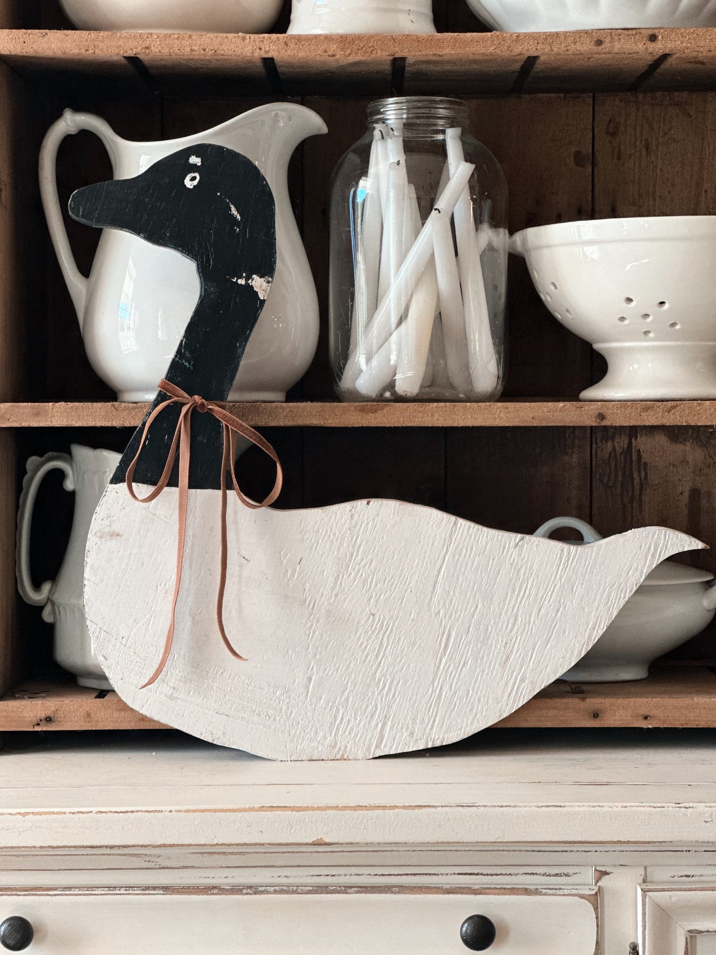 Vintage Wood Goose Decoy