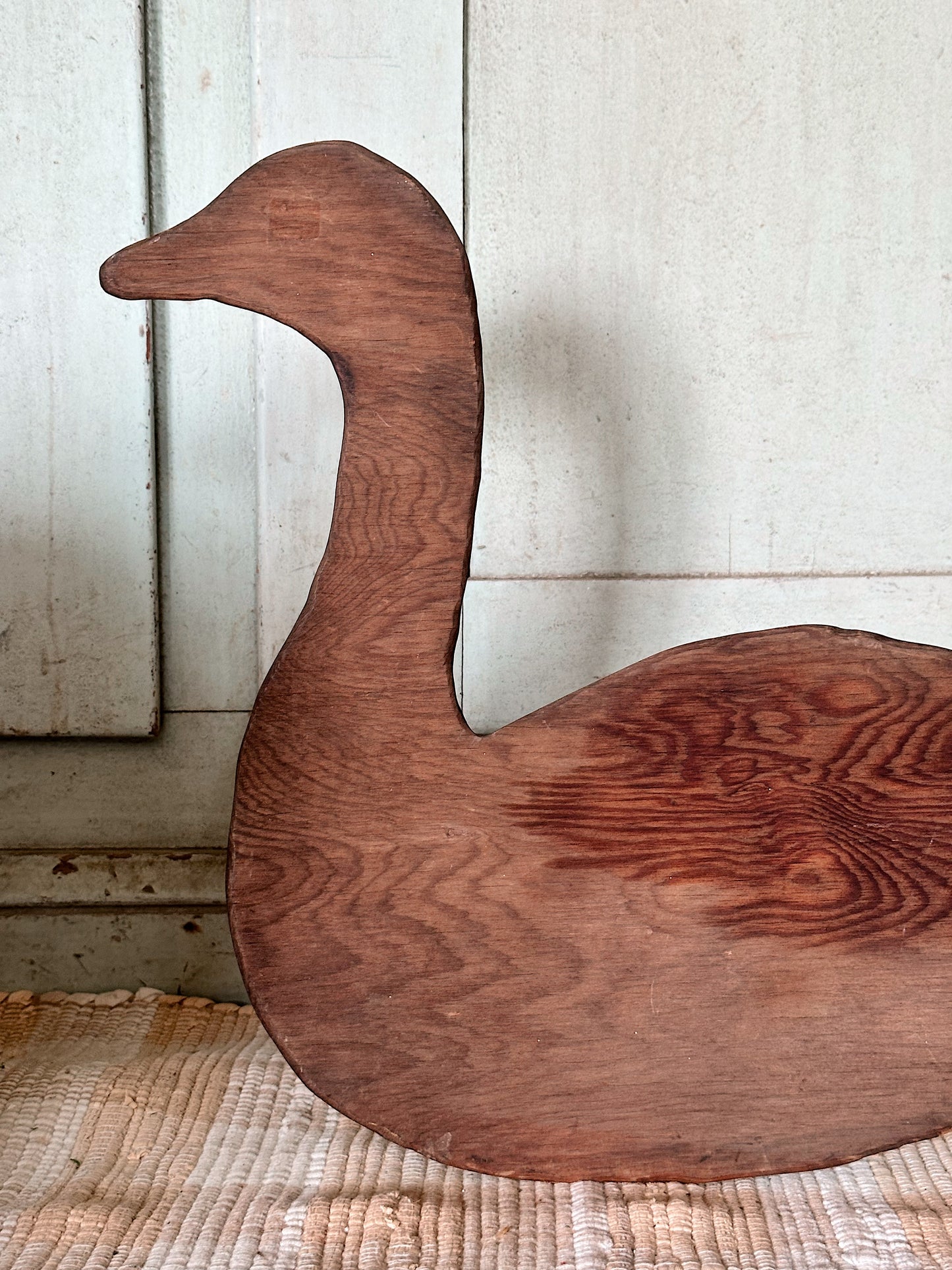 Vintage Wooden Goose Cut Out