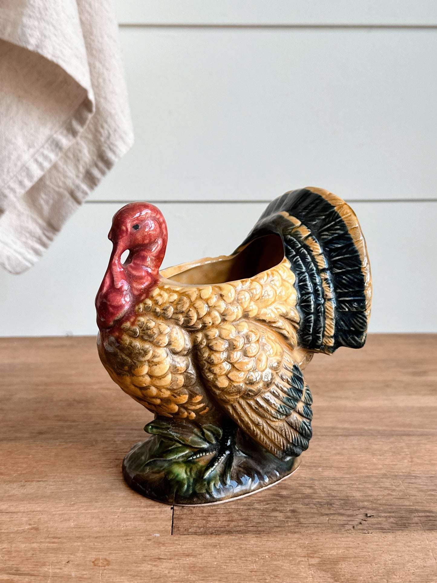 Vintage Napcoware Turkey Planter, Japan