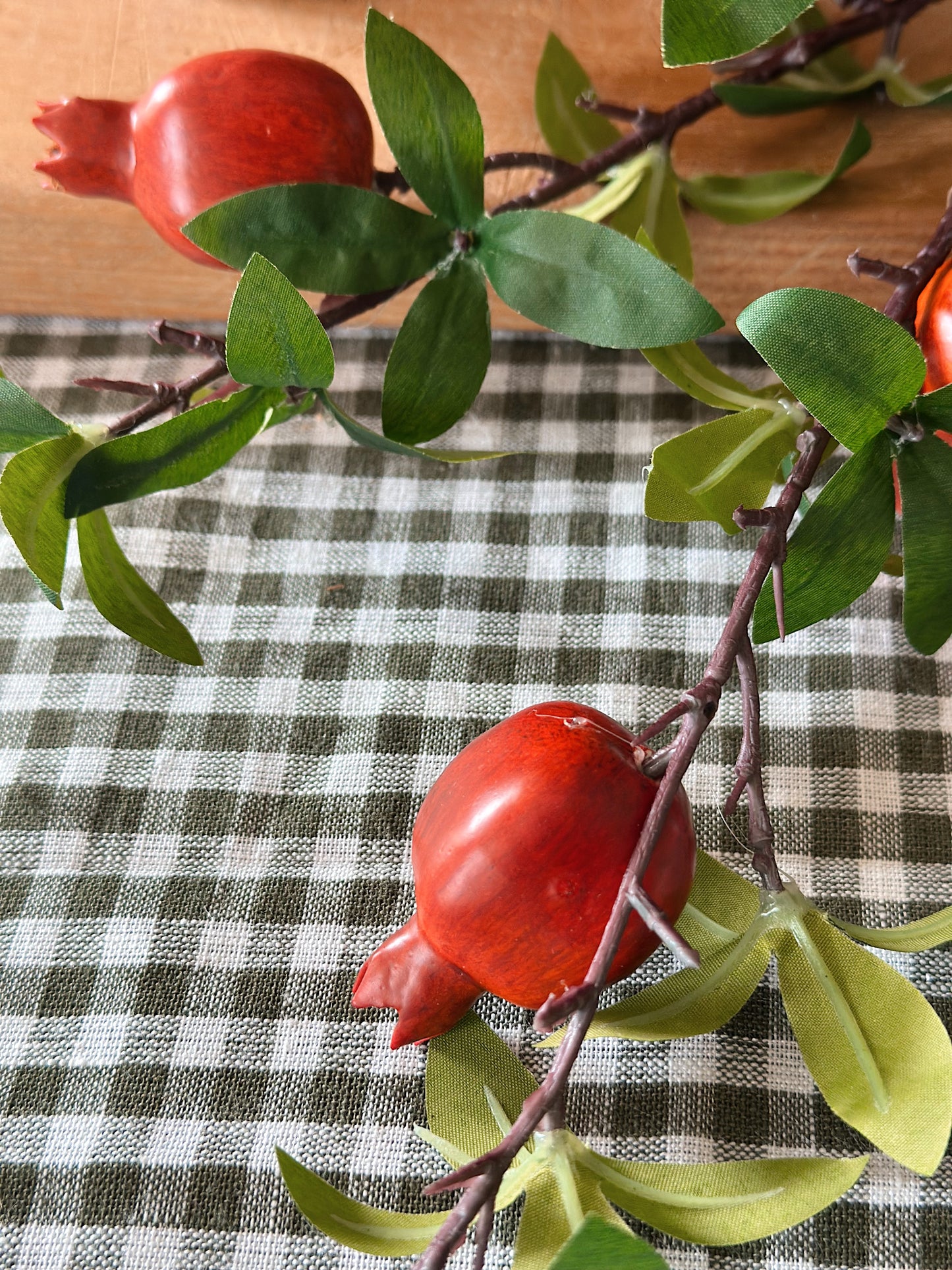 Bundle of Faux Pomegranate Stems