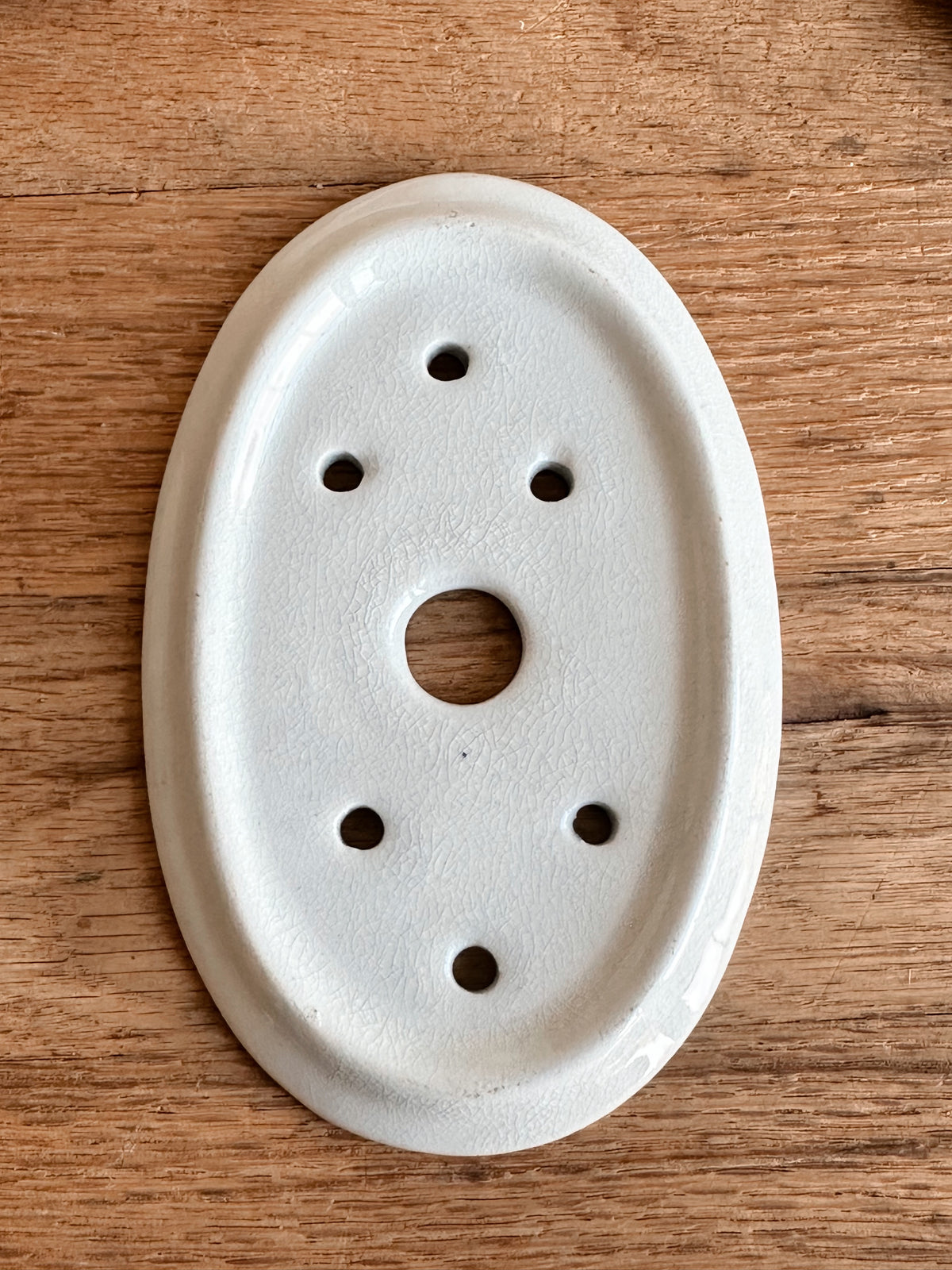 Antique Labelle Ironstone Three Piece Soap Box