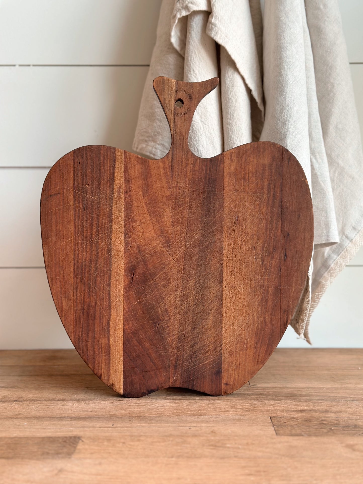 Found Apple Cutting Board