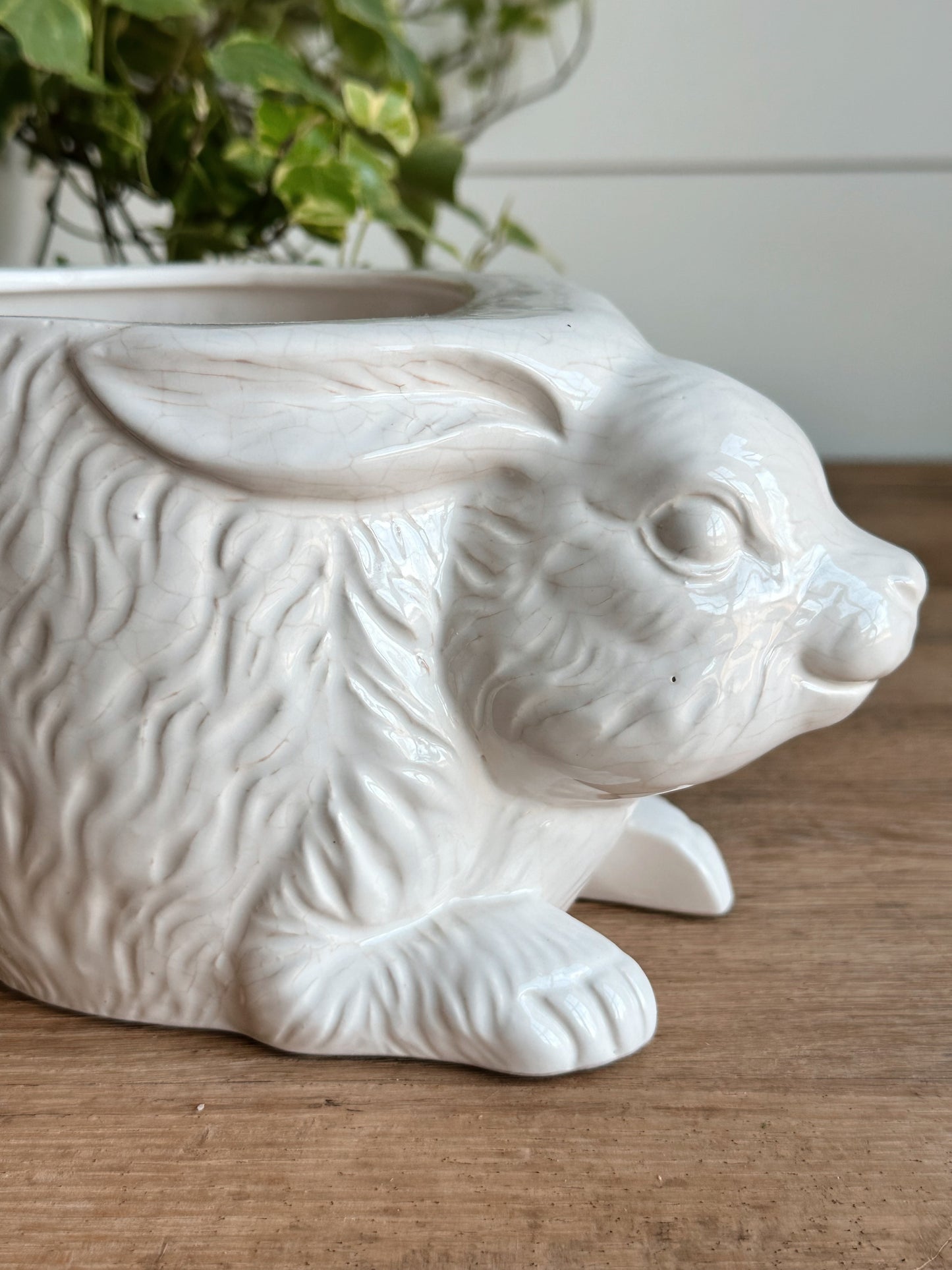 Vintage Bunny Planter (Japan)