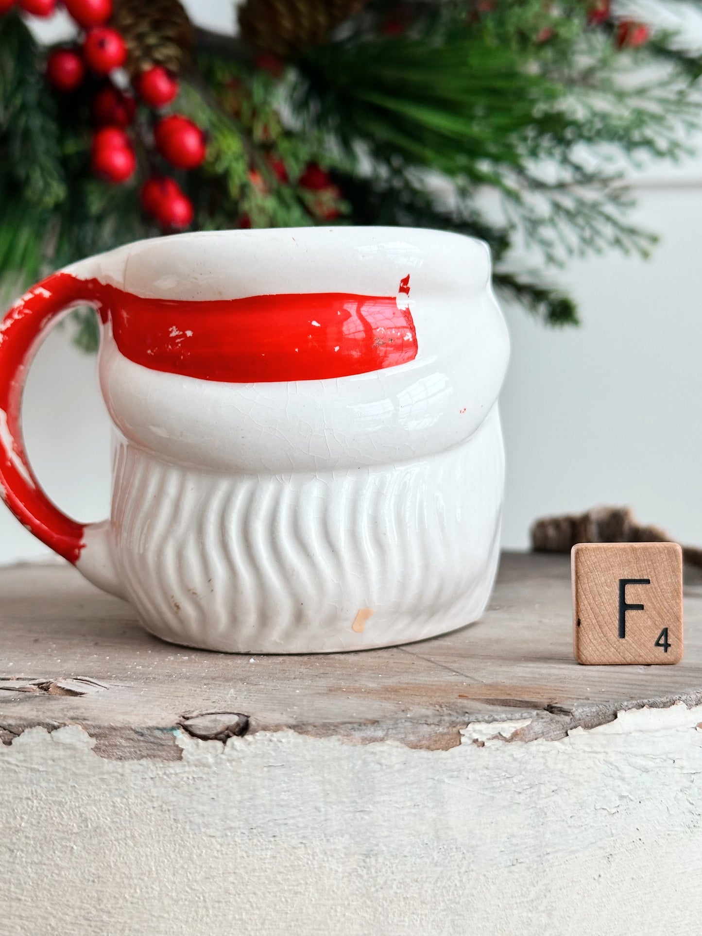 Vintage Santa Mug, Japan