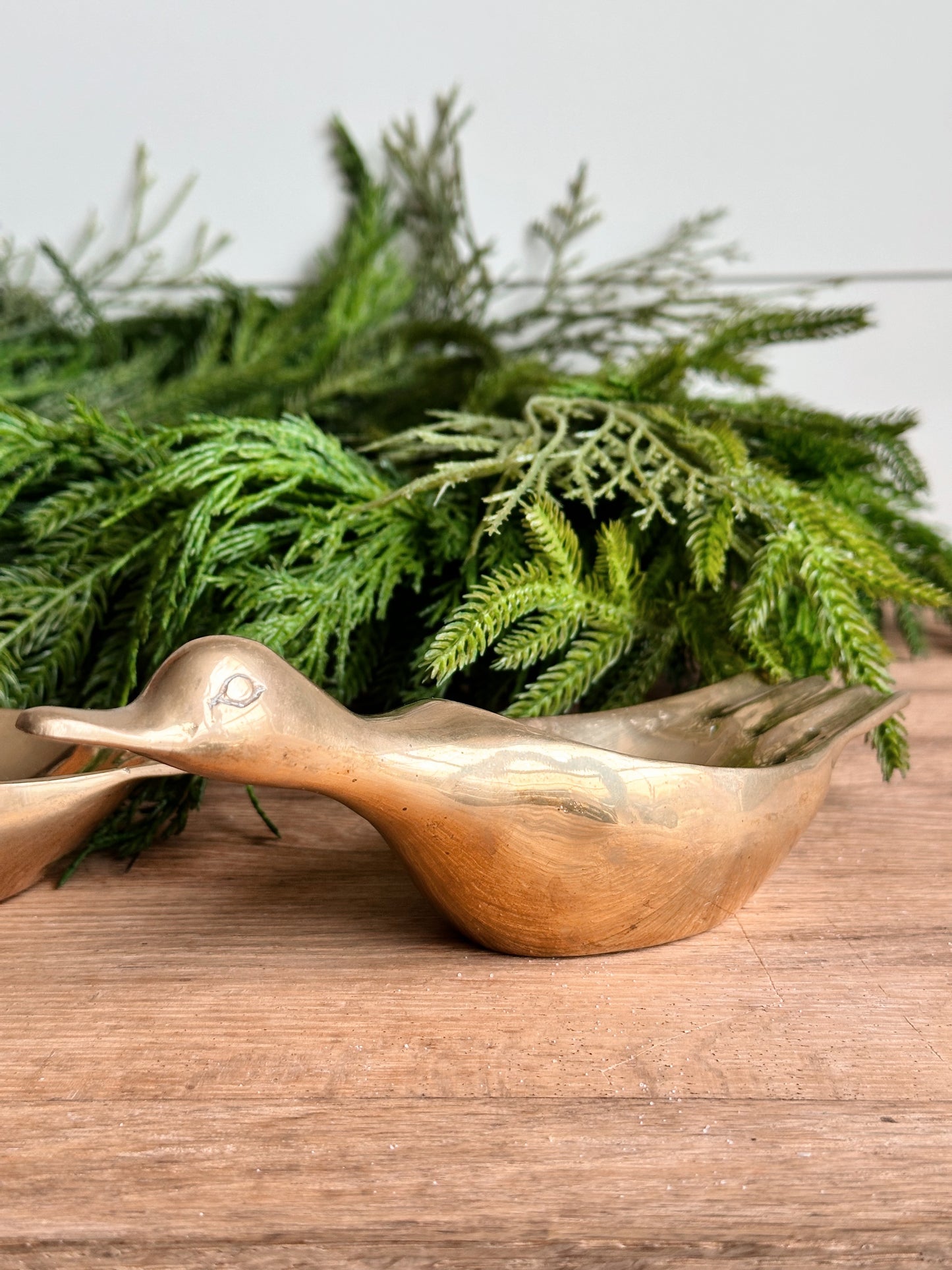 Vintage Brass Duck Scoop (ashtray)