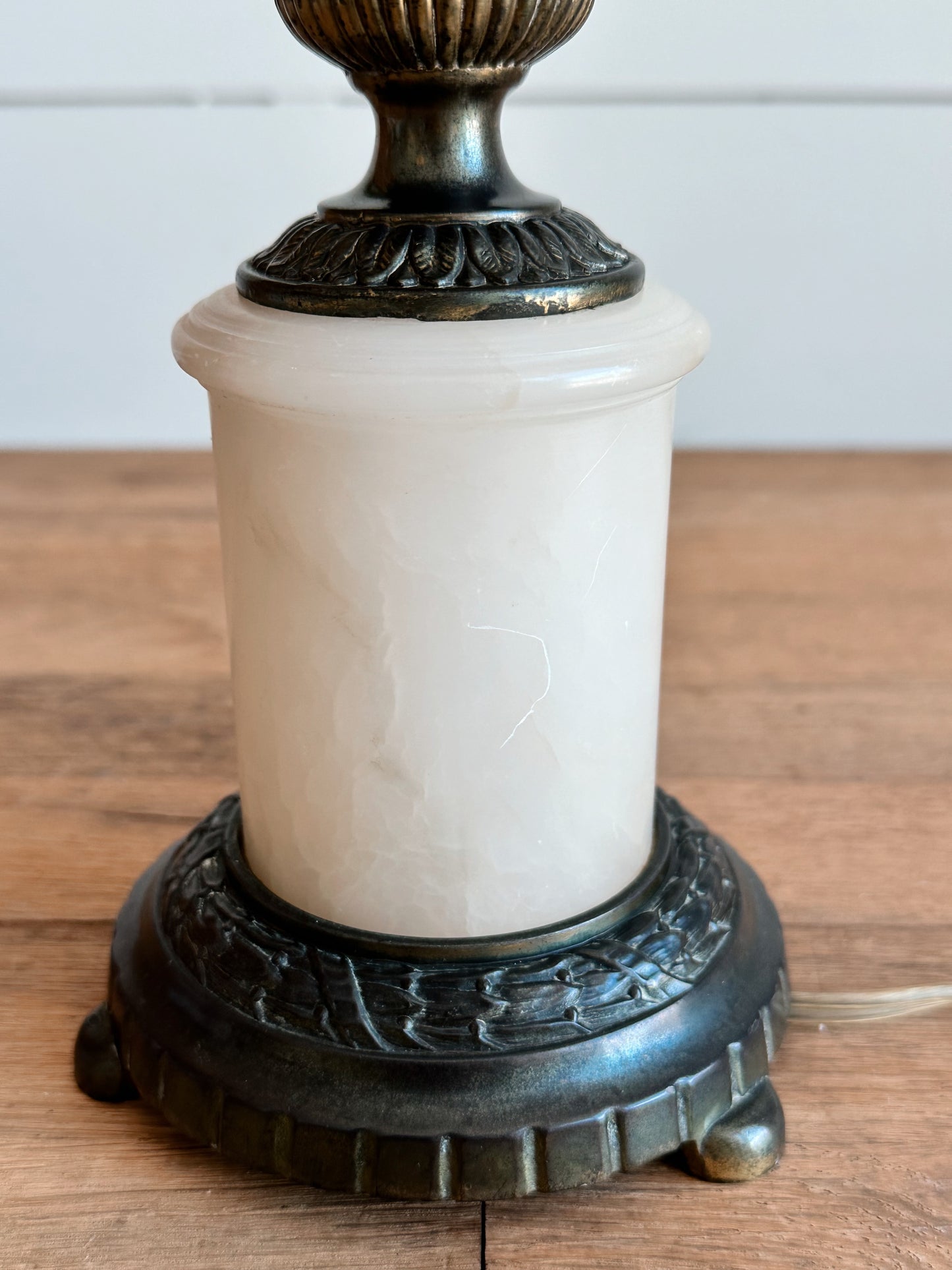 Vintage Alabaster Lamp