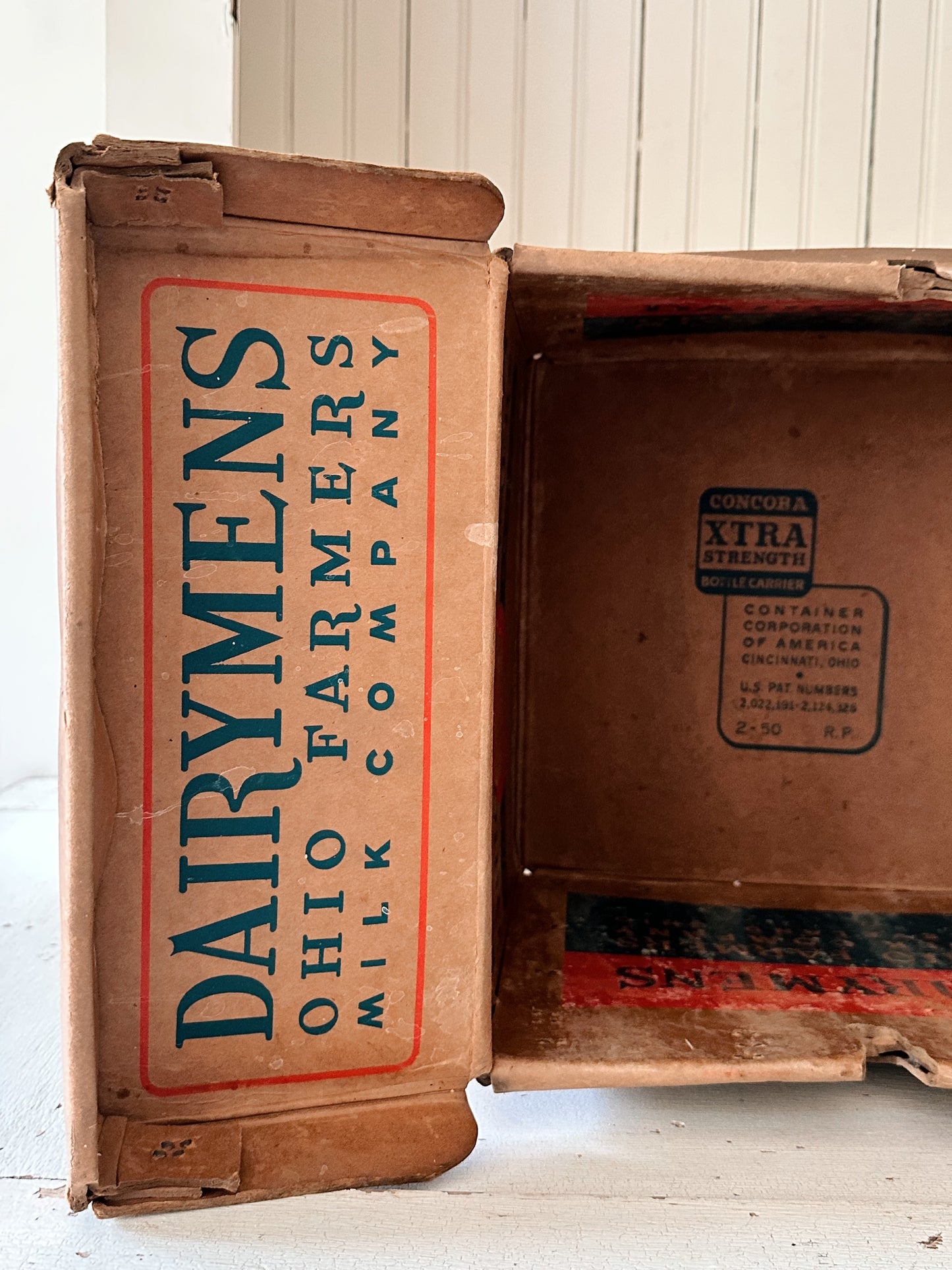 Vintage Dairy Box, Dairymen’s Ohio Farmers Milk