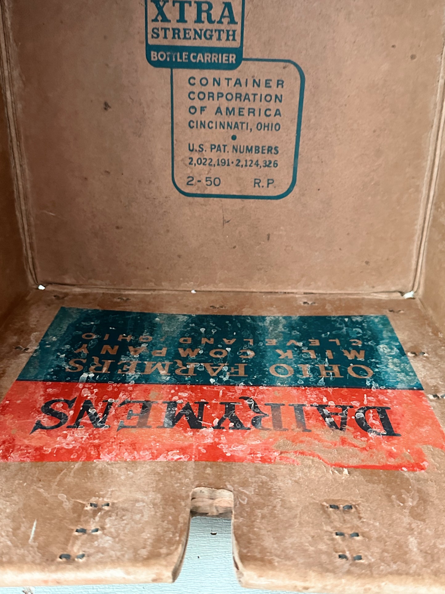 Vintage Dairy Box, Dairymen’s Ohio Farmers Milk