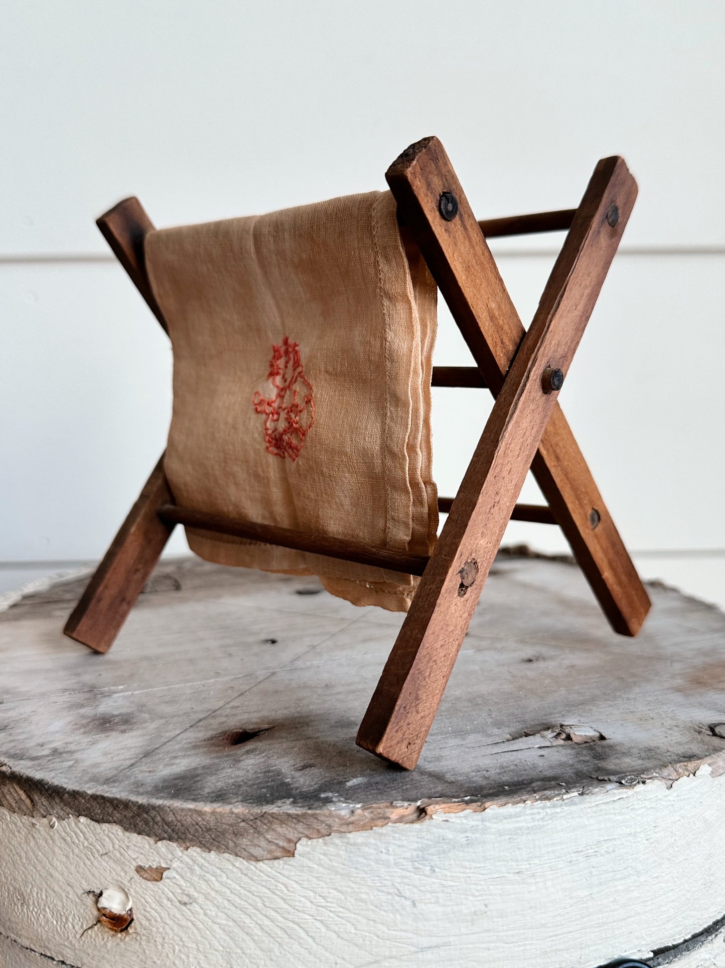 Collection of Antique Miniature Wood Laundry Items