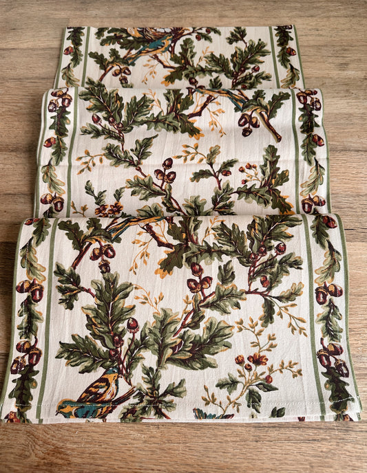 Woodland Birds Table Runner