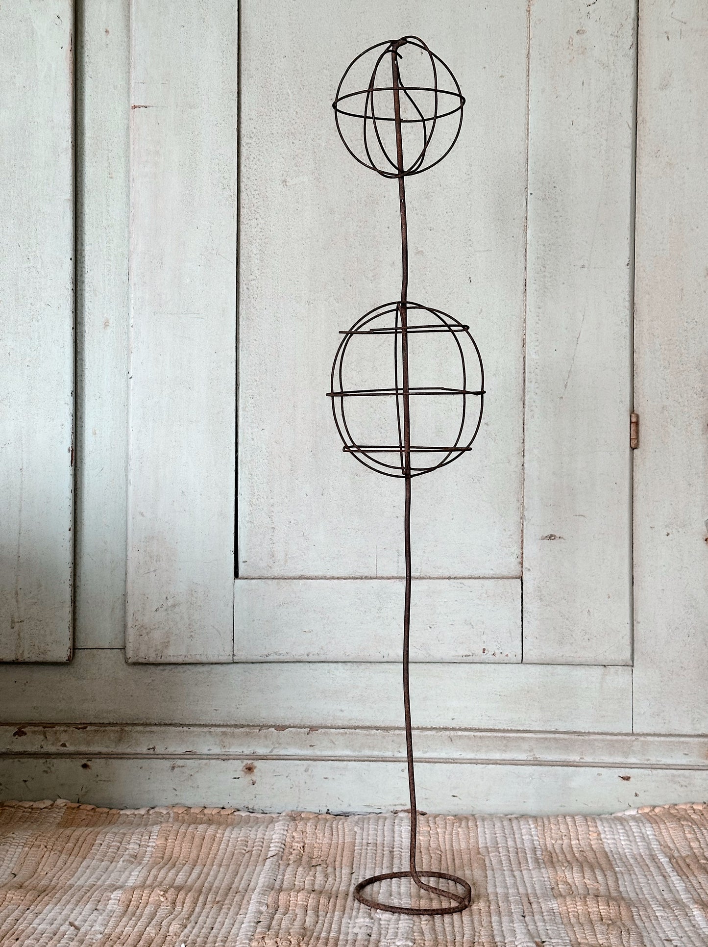 Vintage Metal Wire Topiary Form