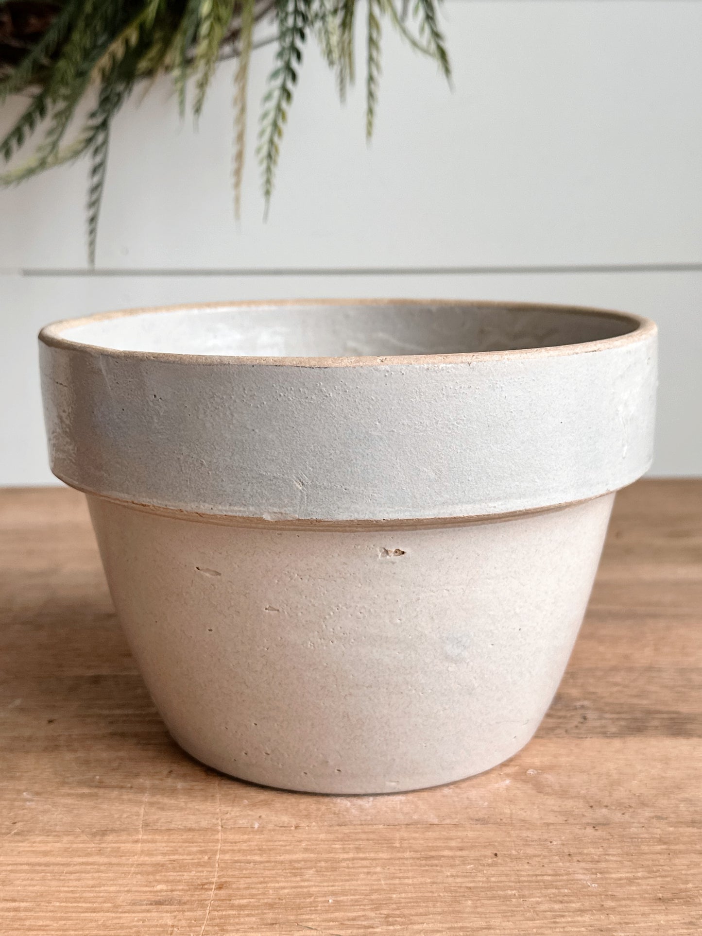 Vintage Stoneware Crockery Bowl /Planter