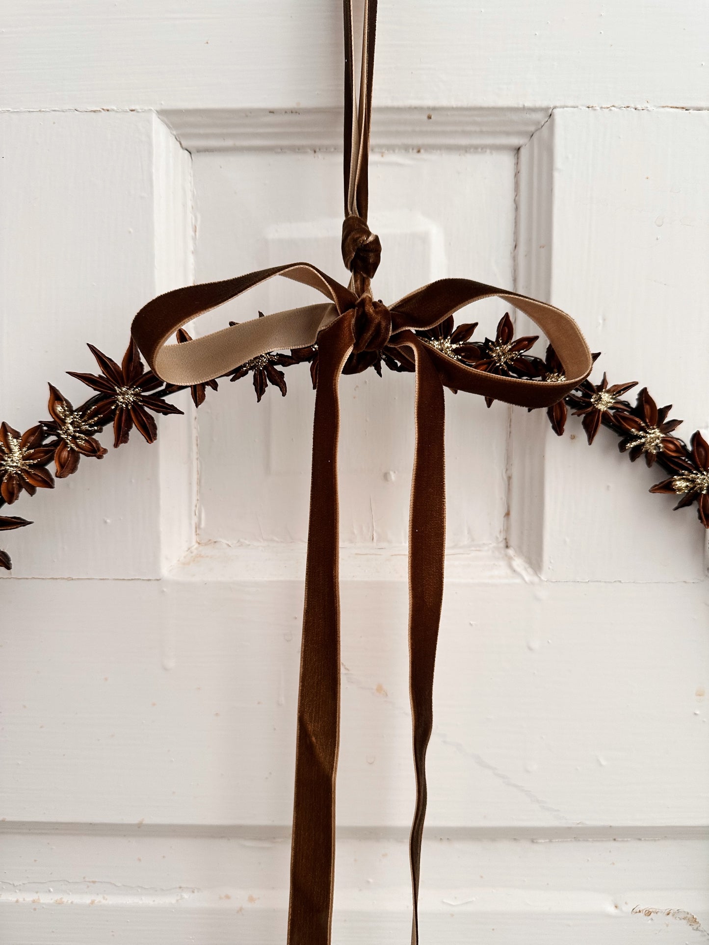 Star Anise Glitter Wreath
