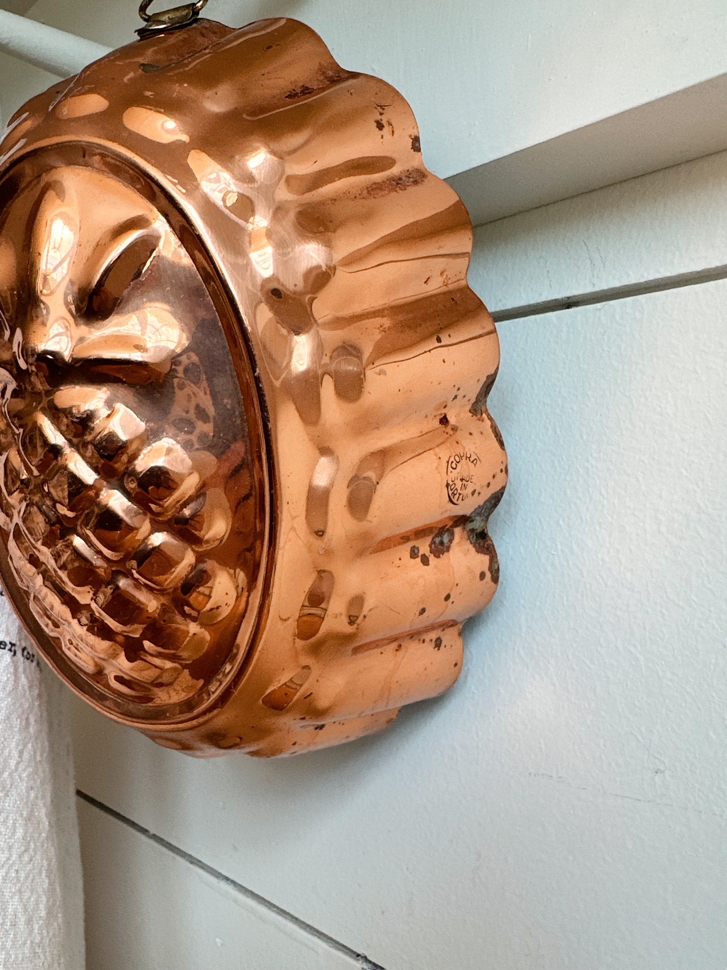 Vintage Copper Pineapple Mold