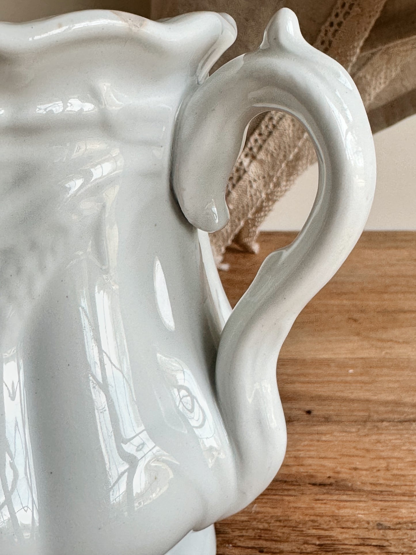 Antique Ironstone Sugar Pot
