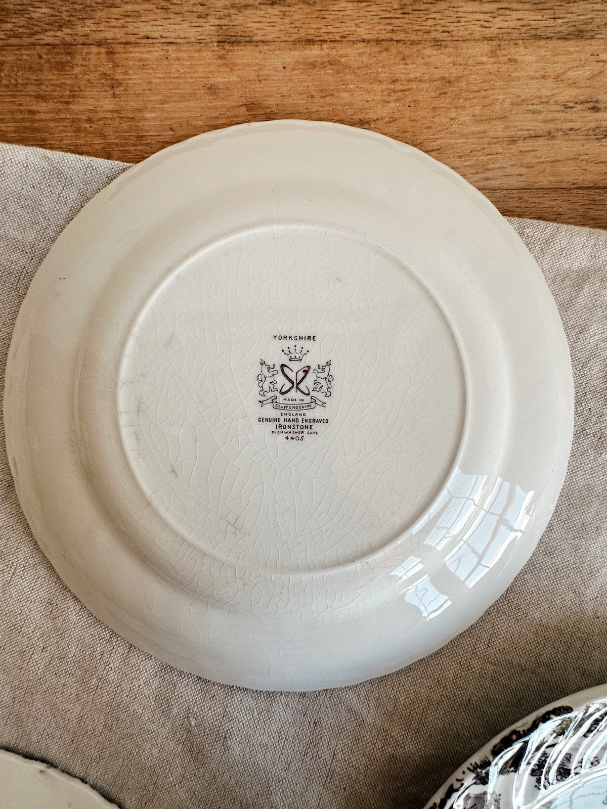 Collection of Four Ridgway Staffordshire Transferware Plates