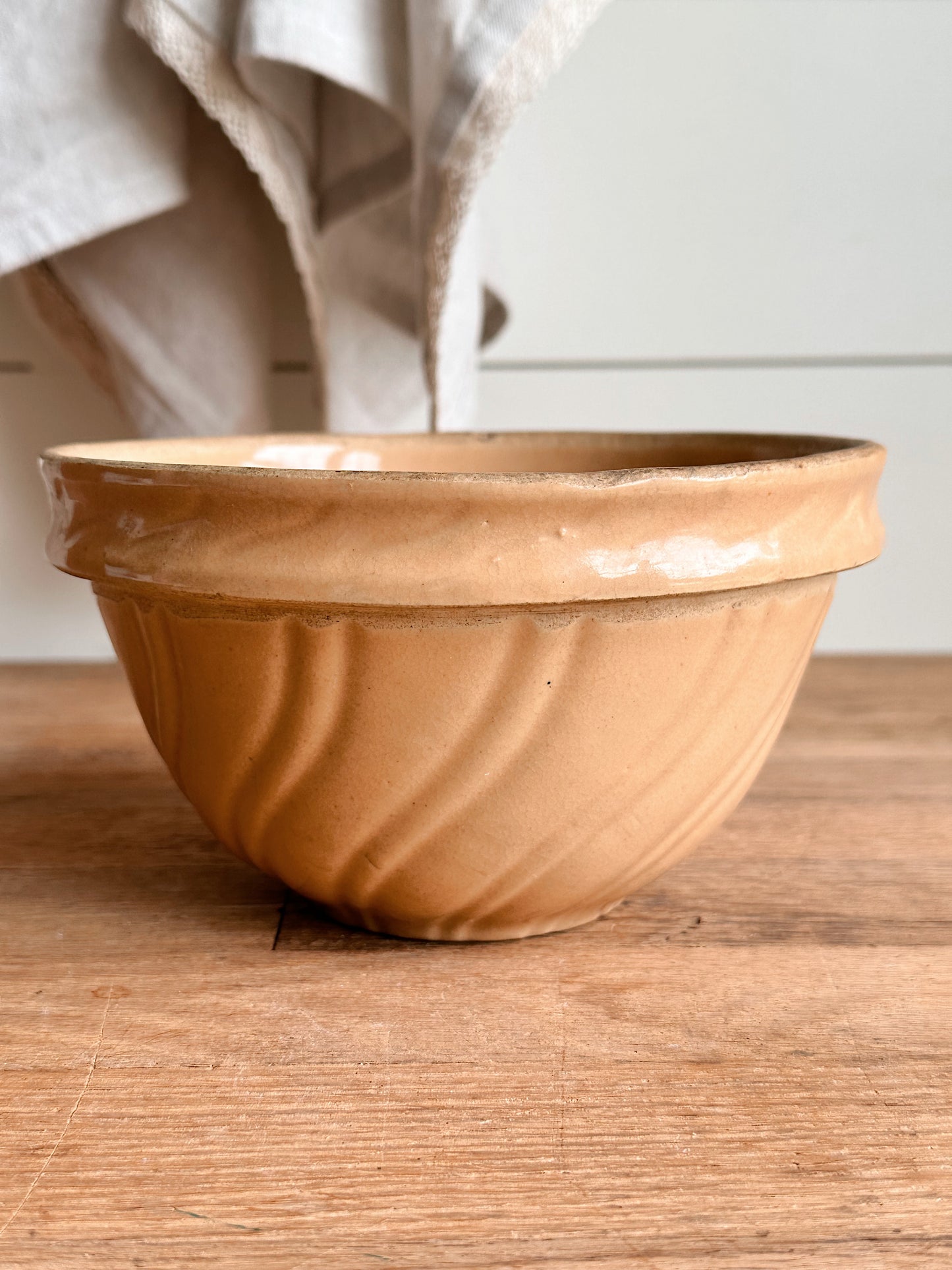 Vintage Advertising Stoneware Bowl