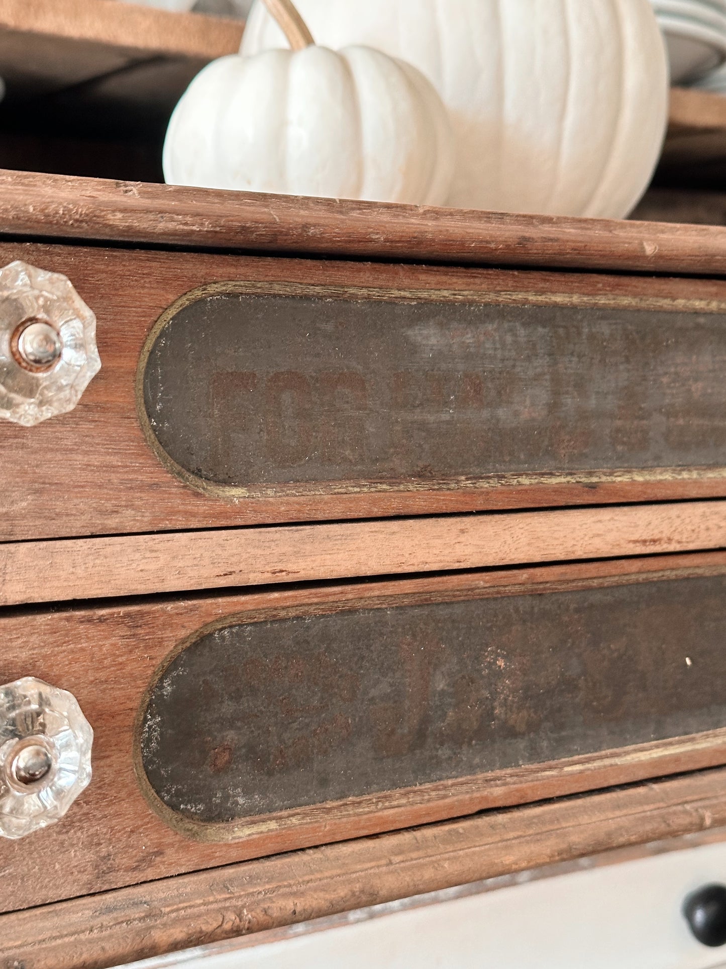 Antique Spool Cabinet