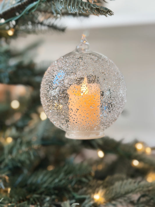 LED Flickering Candle Ornaments
